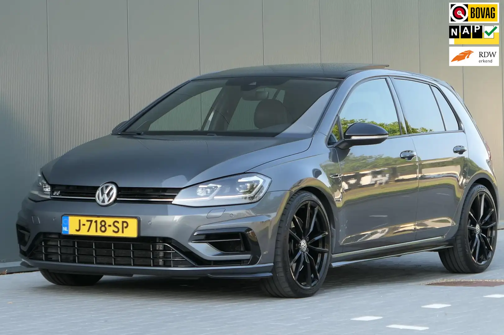 Volkswagen Golf 2.0 TSI 7.5 4Motion R Panodak Leder Navi JD Engine Grijs - 1