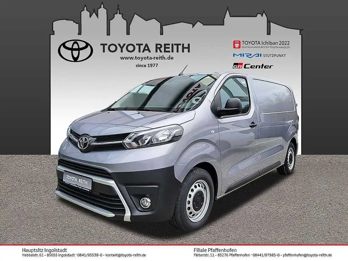 Toyota Proace 1,5-l-D-4D L1 Meister Silber - 1