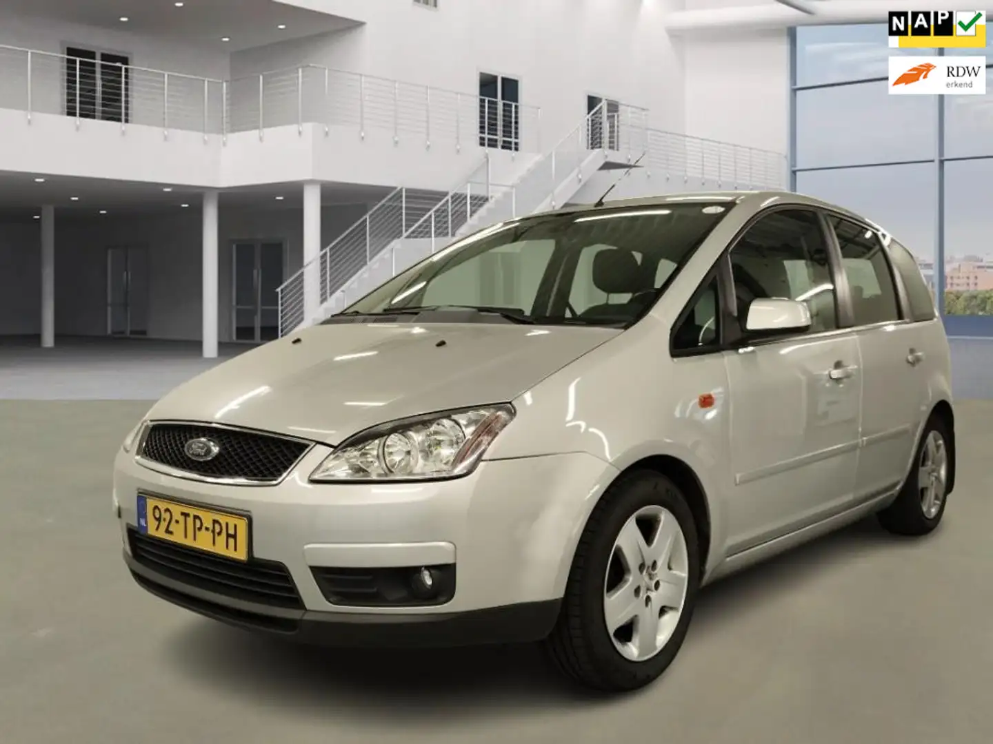 Ford Focus C-Max 1.8-16V Futura|origineel nl|lage km met nap|psenso Grijs - 1