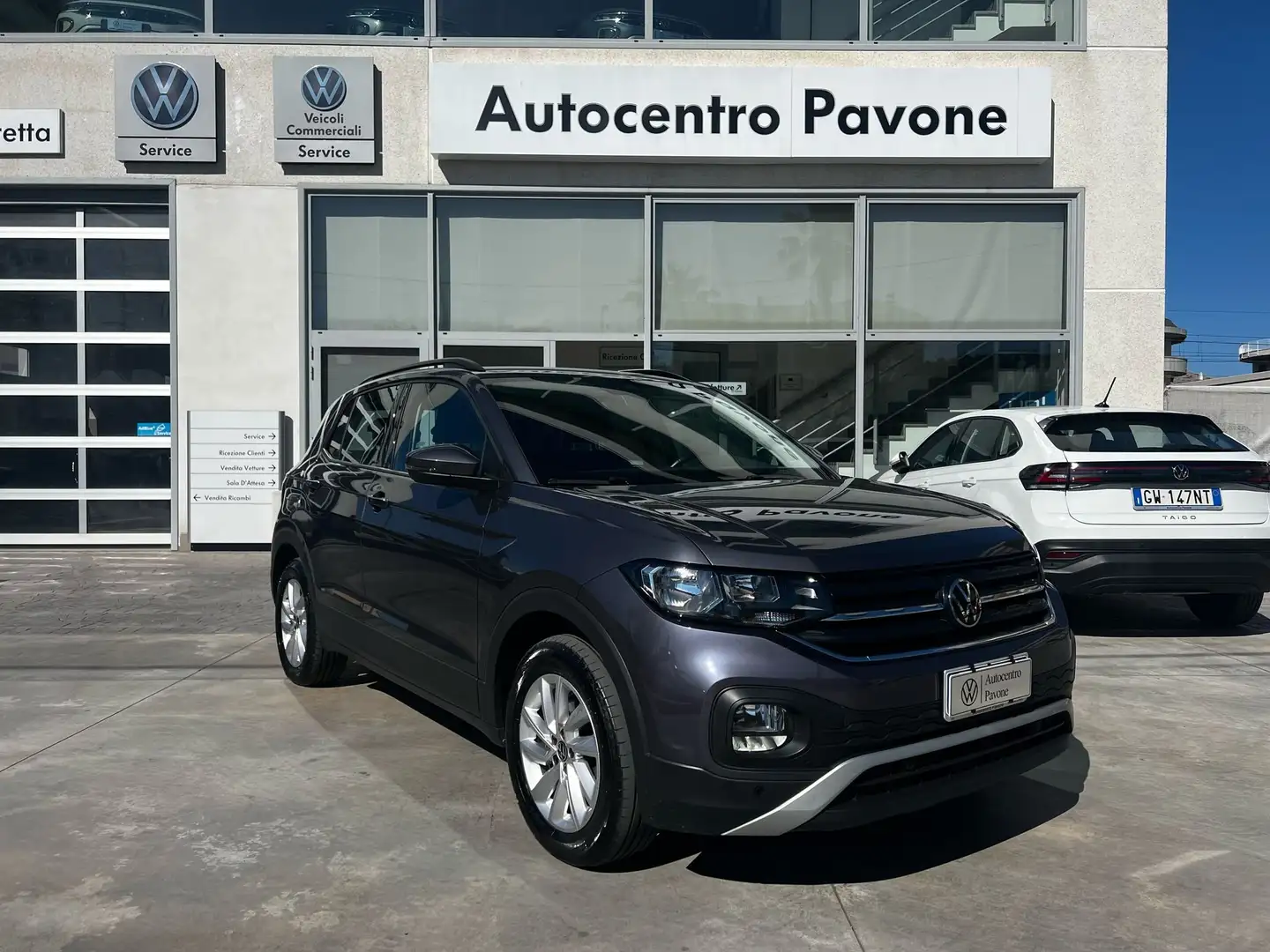 Volkswagen T-Cross 1.0 tsi Style 95cv -Cockpit-Tech Pack-IQ Drive- Grigio - 1