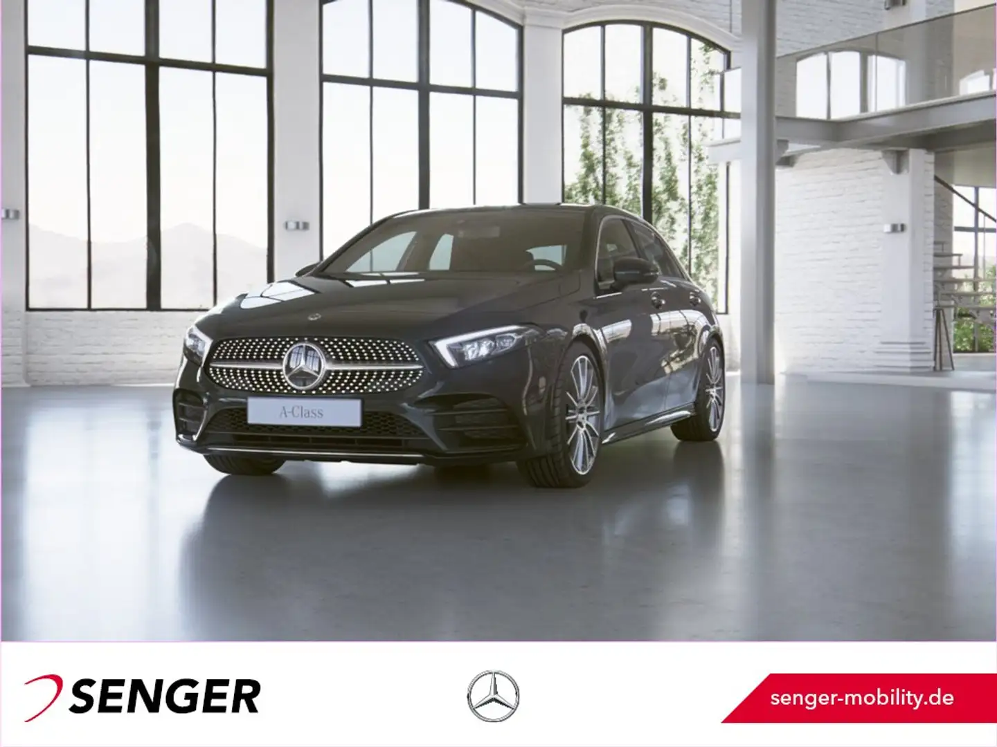 Mercedes-Benz A 250 e AMG MBUX-HighEnd Ambiente LED Kamera Schwarz - 1
