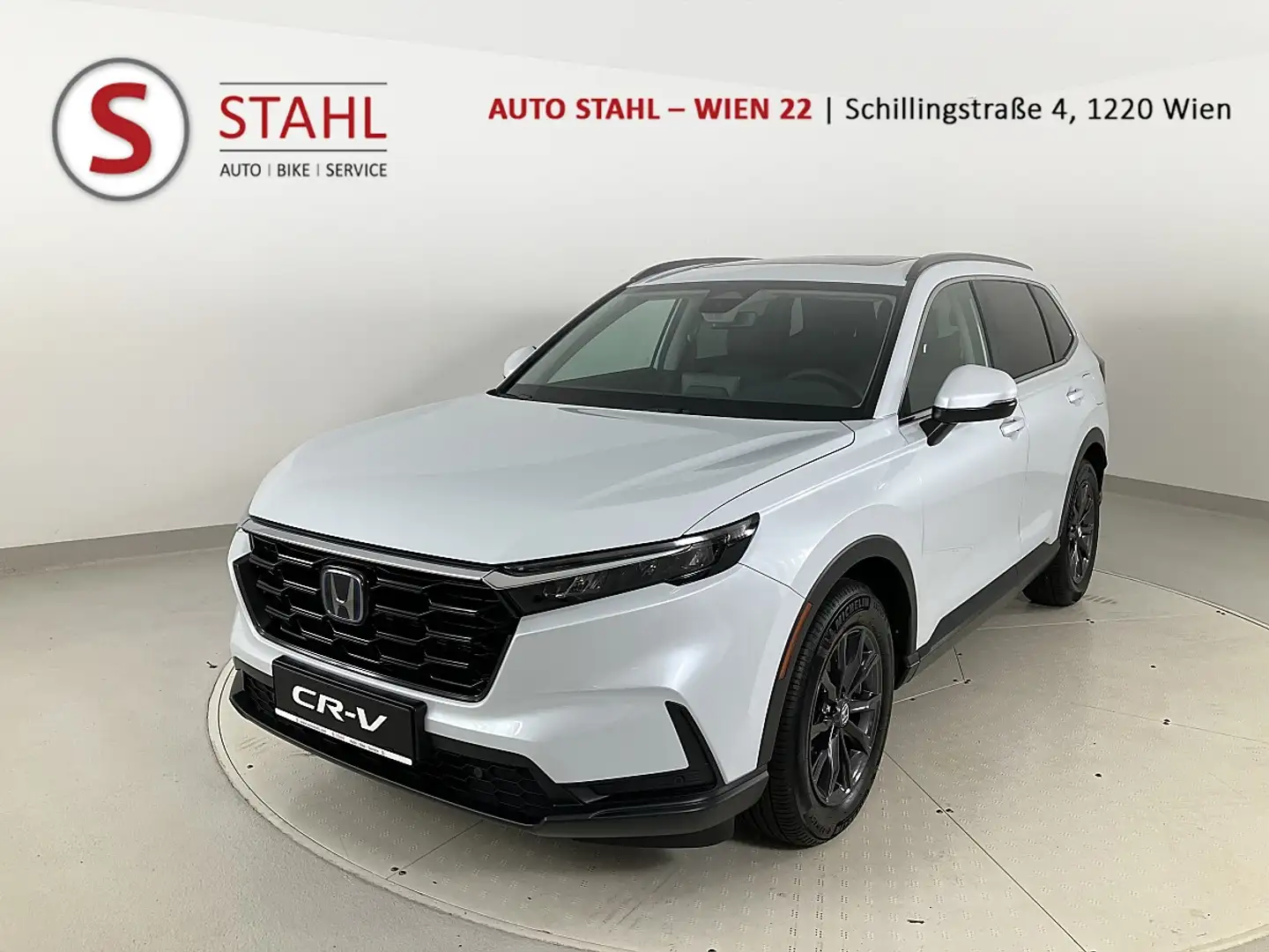 Honda CR-V 2,0 i-MMD e:HEV Elegance AWD Aut. Weiß - 1
