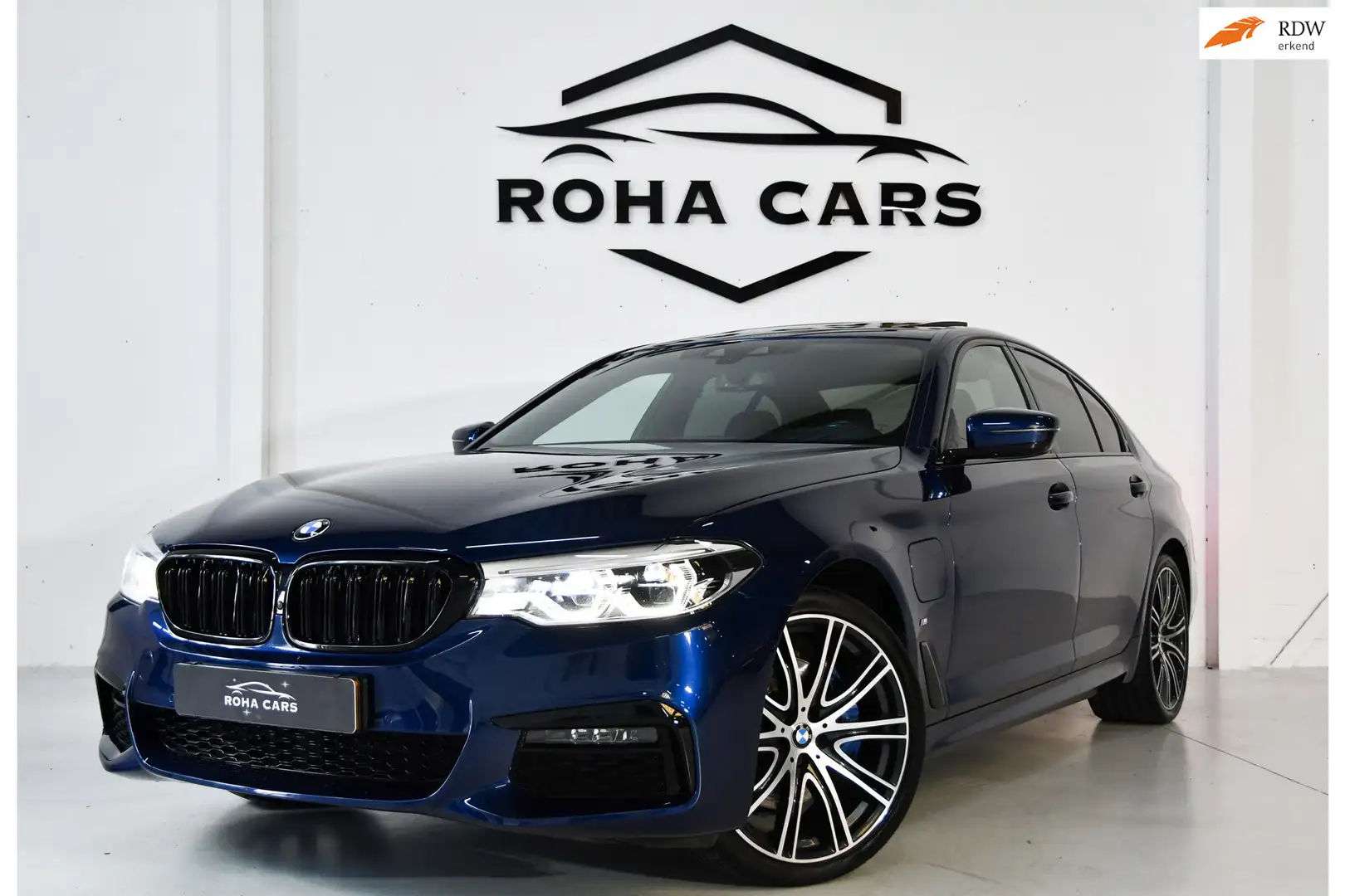 BMW 530 5-serie 530e iPerformance High Executive, M-sport, Blauw - 1