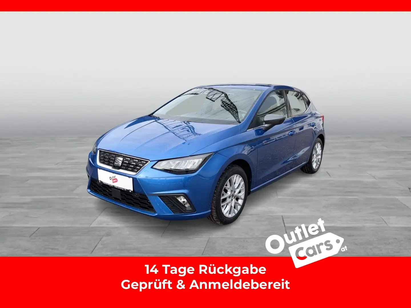 SEAT Ibiza 1.0 TSI Xcellence ASSIST+LED+RFK+KeyLess Blau - 1