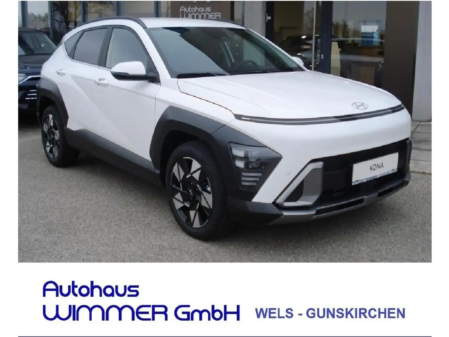 Hyundai KONA GO Plus 1,6 T-GDi 2WD DCT Aut. Weiß - 1