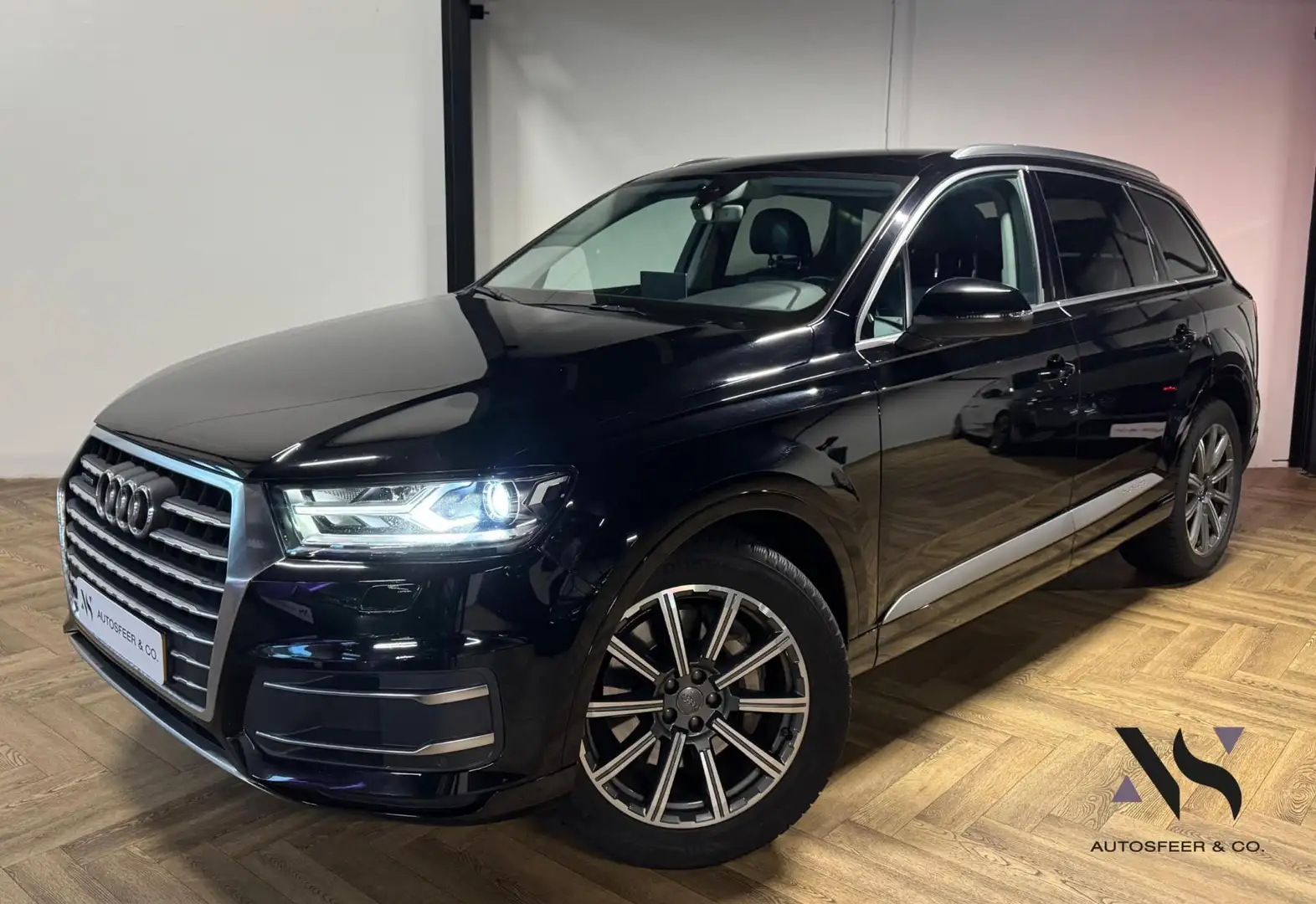 Audi Q7 3.0 TDI quattro Pro Line S 7p KEYLESS PDC Zwart - 1