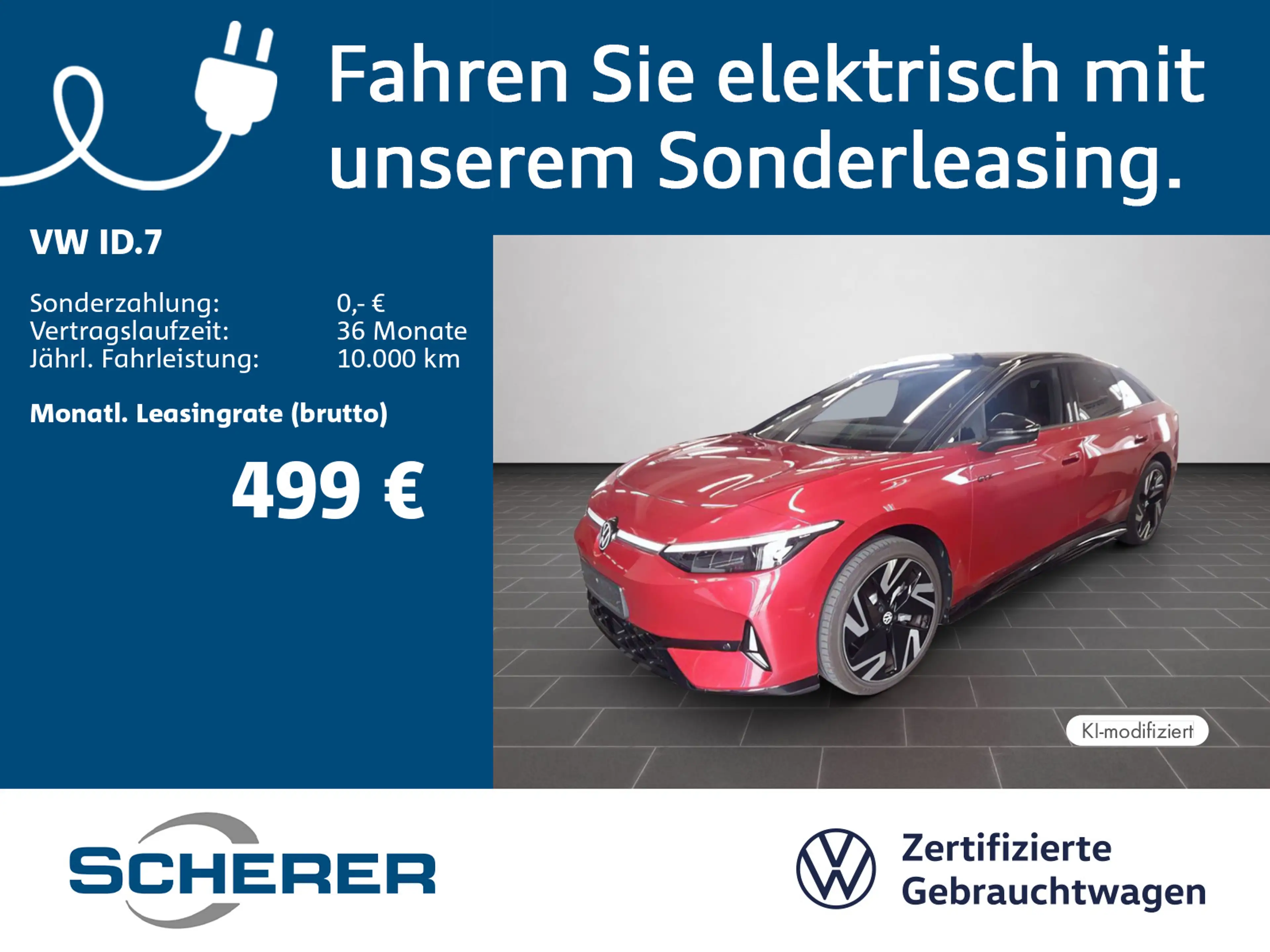 Volkswagen ID.7 GTX 4MOTION 86 kWh | 360° | AHK | Anschluss