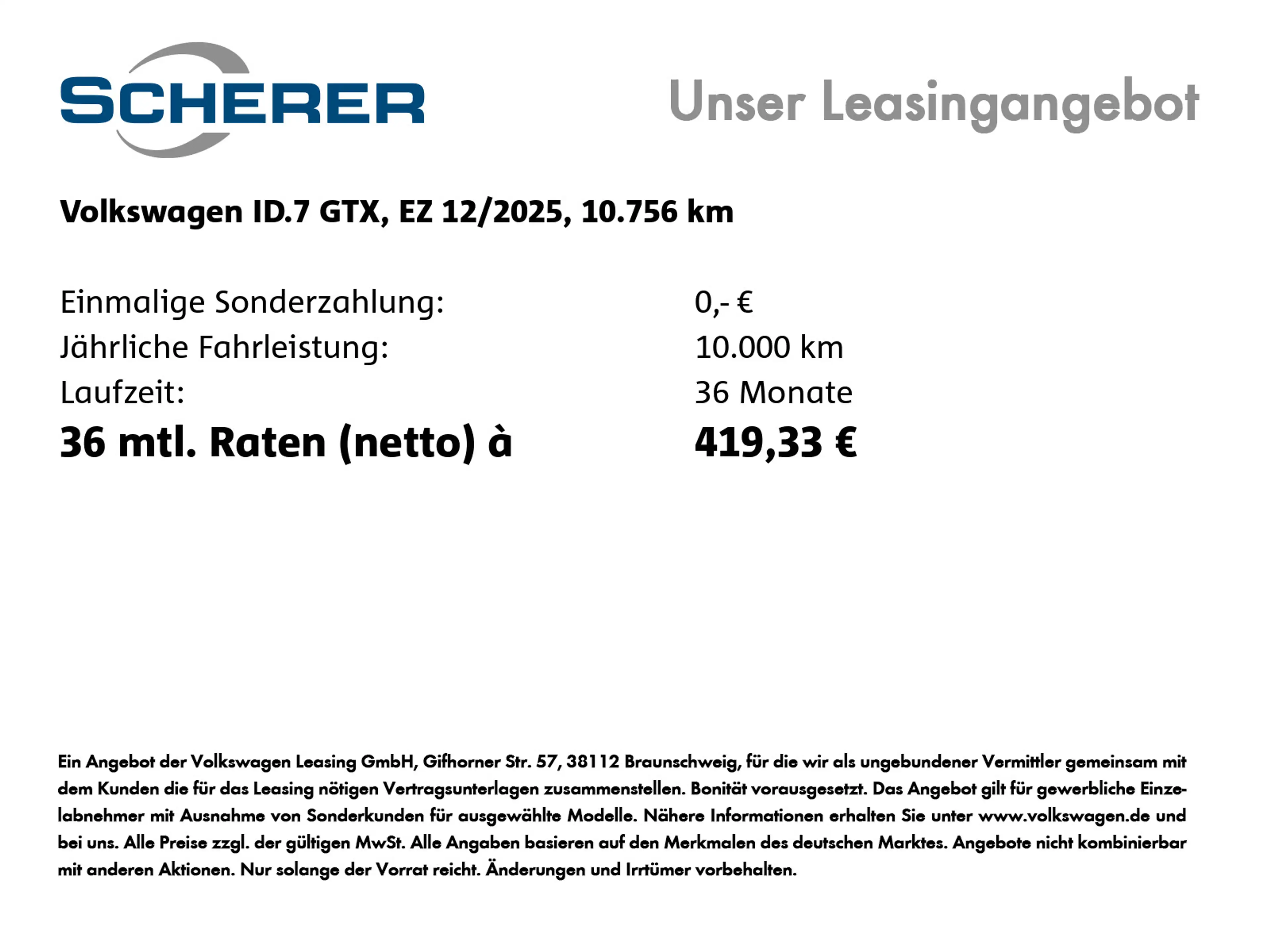 Volkswagen ID.7 GTX 4MOTION 86 kWh | 360° | AHK | Anschluss — photo 3