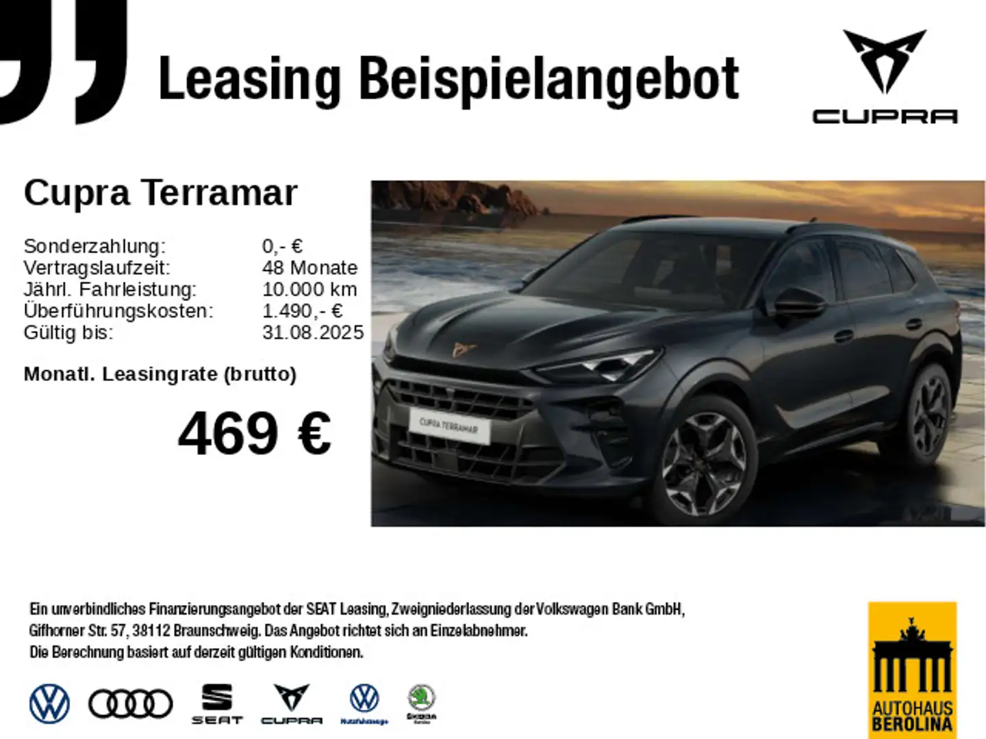CUPRA Terramar 2.0 TSI 4D DSG *PANO*SENNHEISER*HuD* Grau - 1