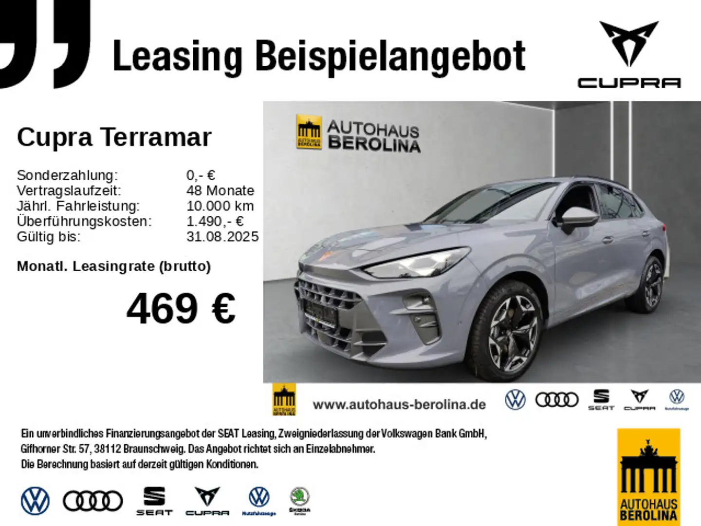 CUPRA Terramar 2.0 TSI 4D DSG *PANO*SENNHEISER*HuD* Gris - 1