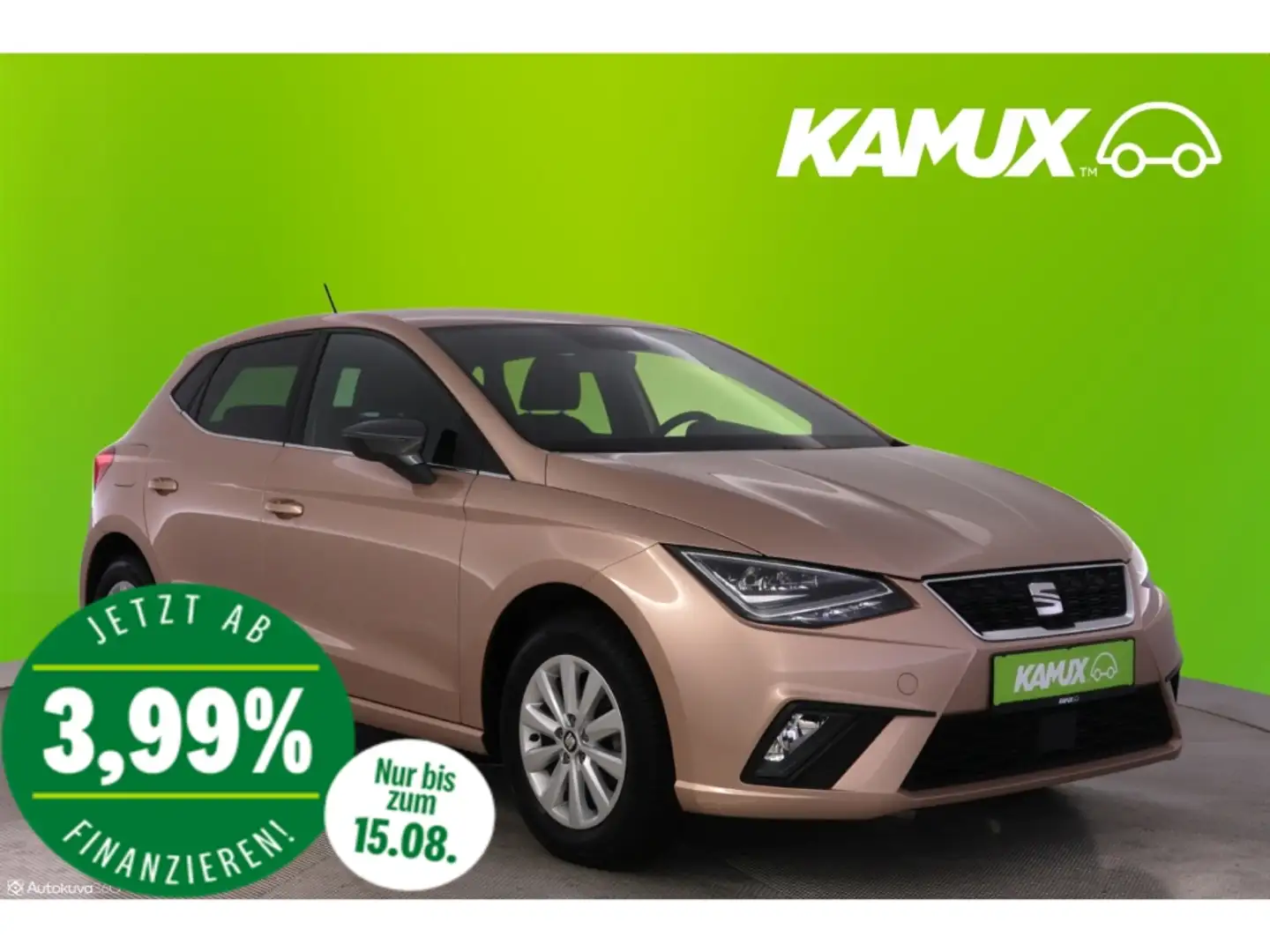 SEAT Ibiza 1.0MPI XCellence+LED+CARPLAY+BEATS+PDC Beige - 1