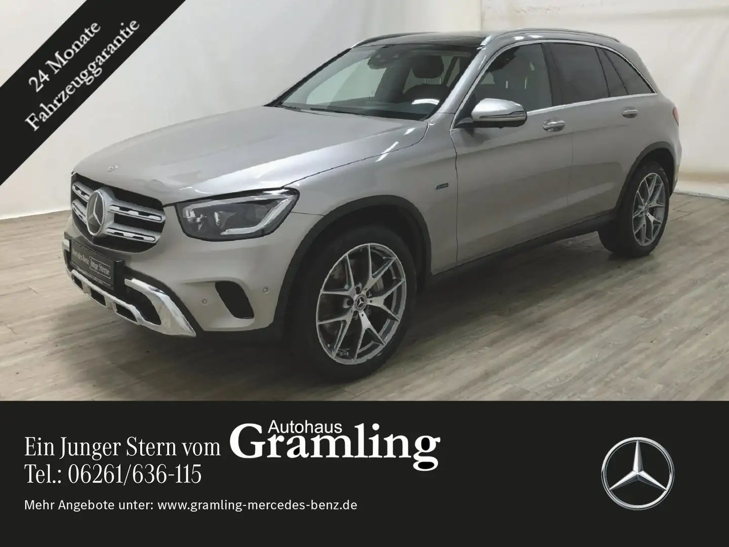 Mercedes-Benz GLC 300 de 4M*AMG*Pano*360°*Distr*AHK*MULTIBEAM* Argent - 1