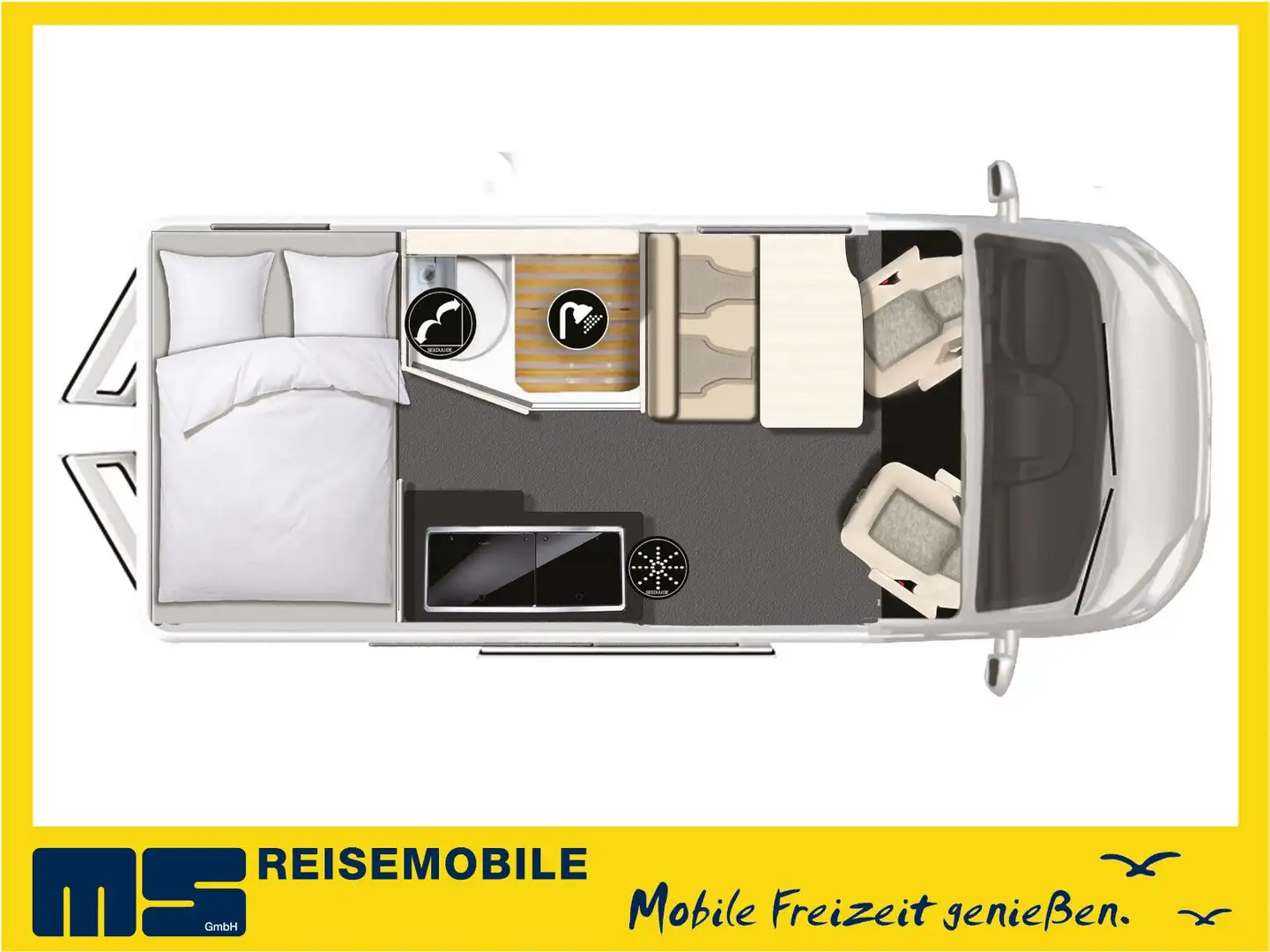 Karmann DEXTER 560 / 170PS - 4x4 / SOLAR & MARKISE & ALU Argent - 2