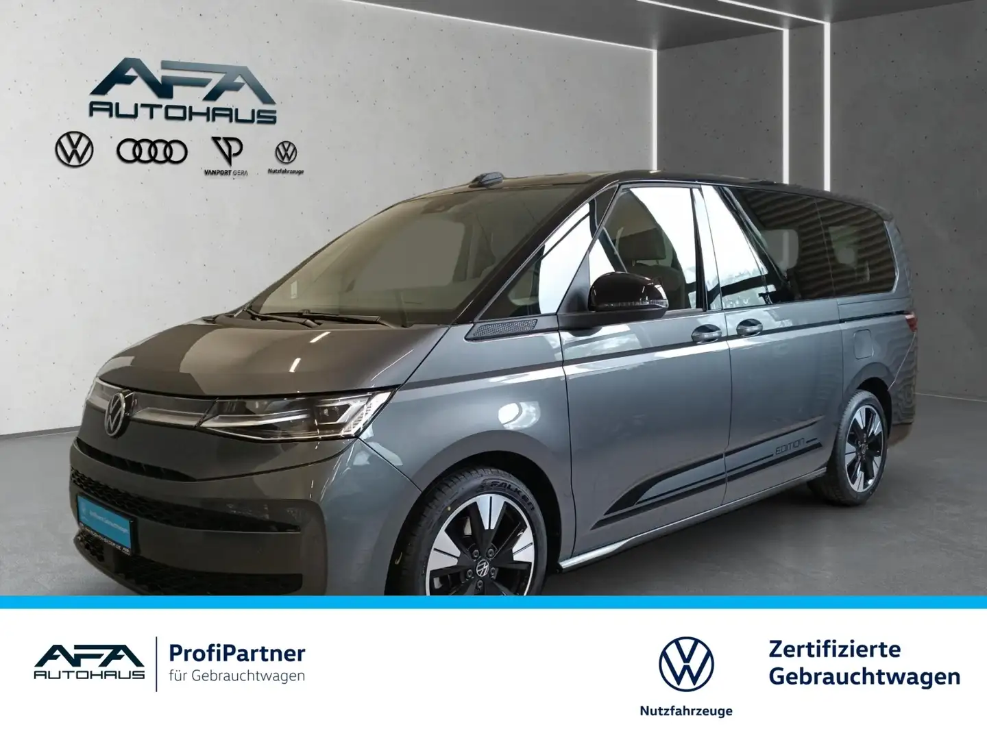 Volkswagen T7 Multivan 2.0 TDI lang DSG LED*Navi*AHK*StdHz Grau - 1