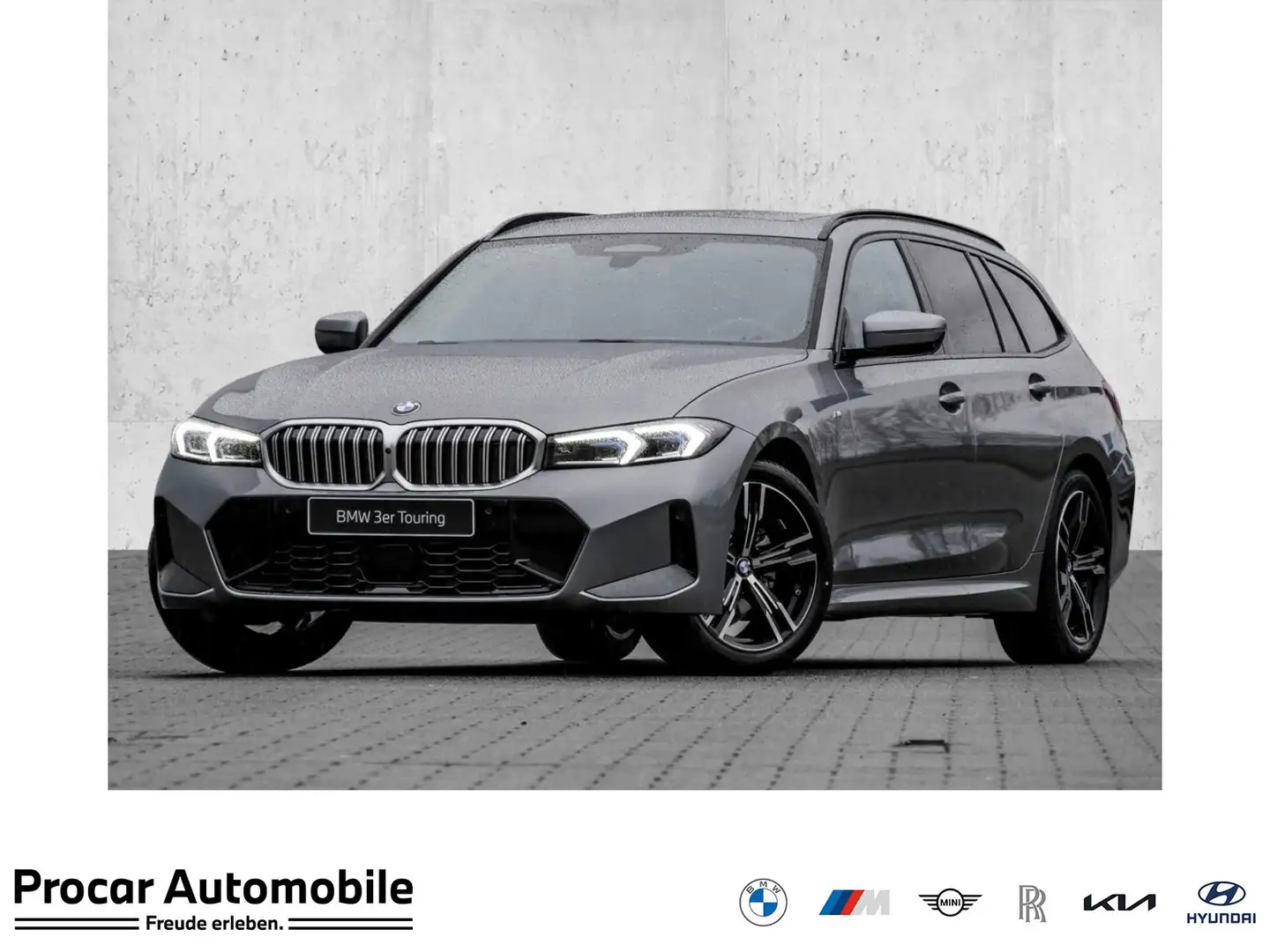 BMW 320 d MSport HUD PANO ACC AHK RFK NAVI 18" Gris - 1