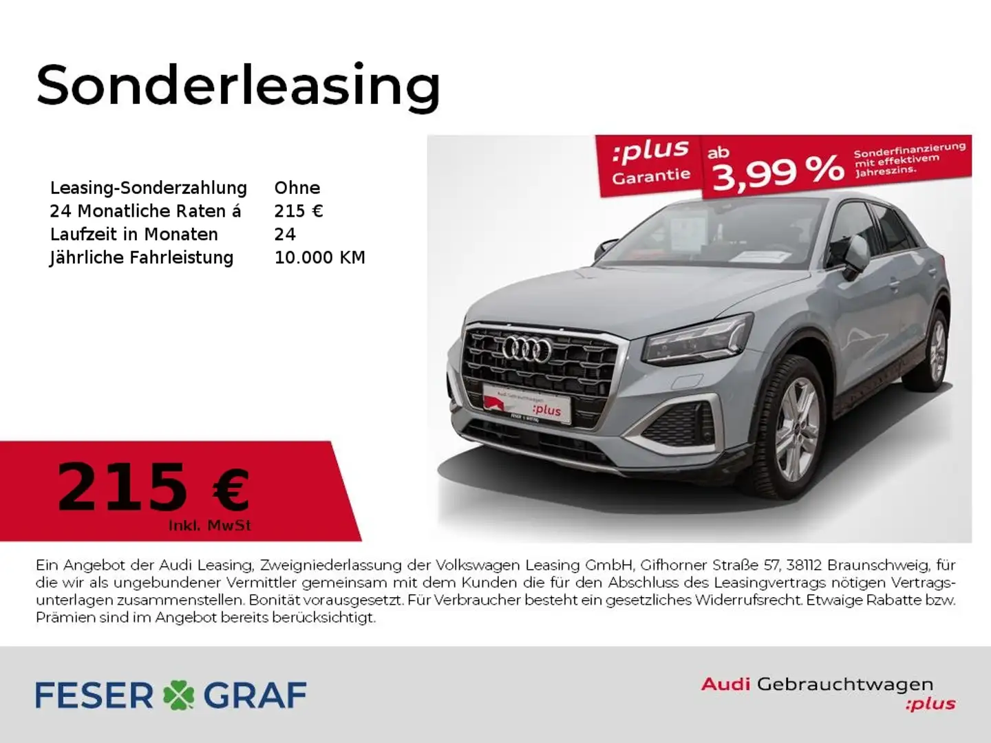 Audi Q2 35 TFSI advanced S tronic,Matrix,Navi+,AZV Grijs - 1