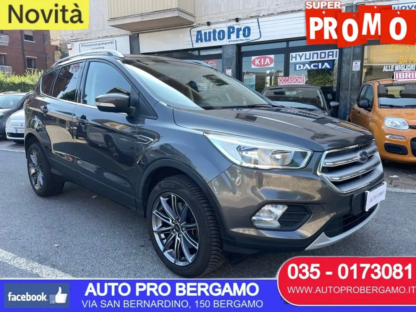 Ford Kuga Kuga 1.5 tdci Titanium SPLEDIDE CONDIZIONI Grigio - 1