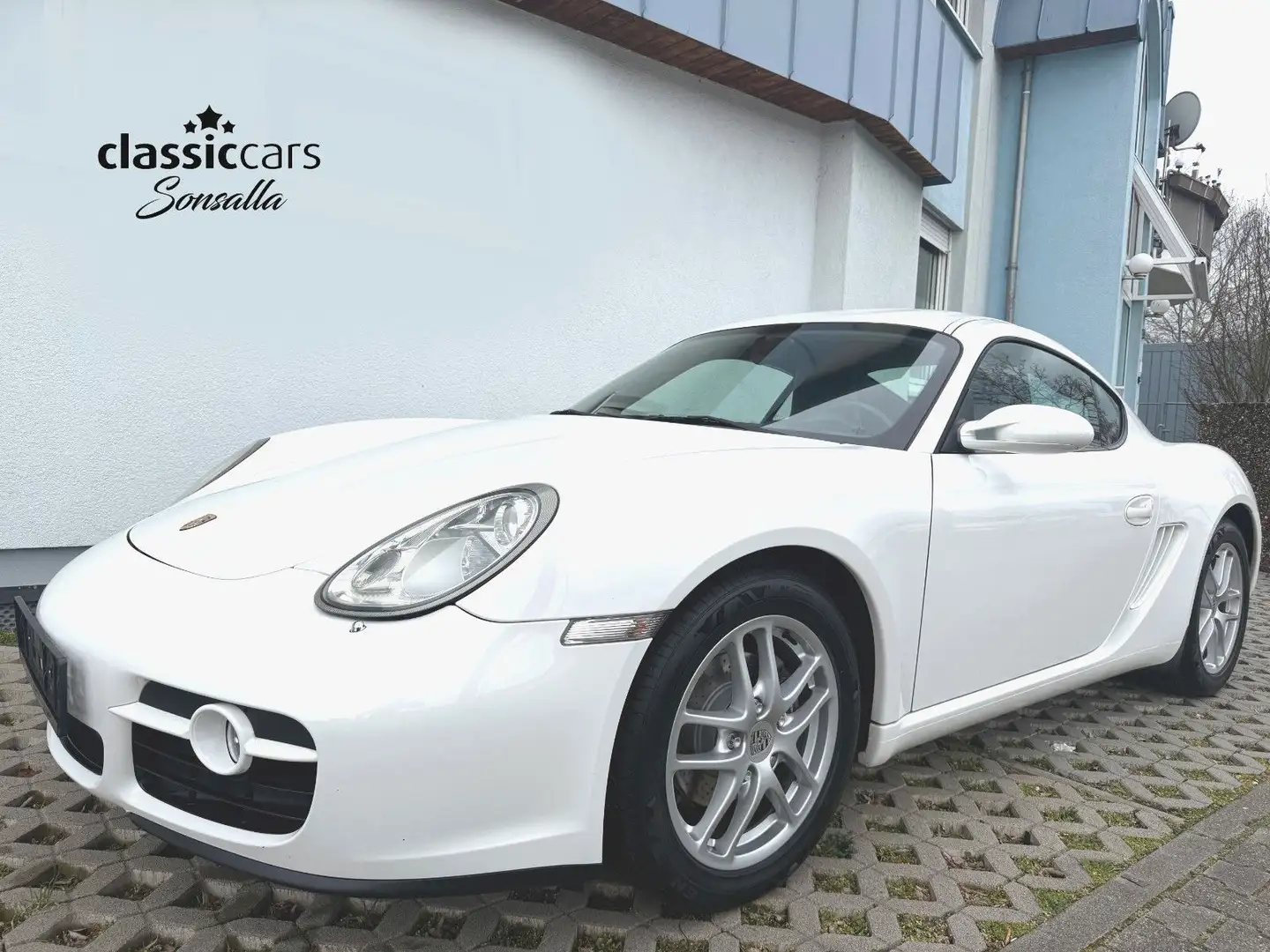 Porsche Cayman Bi Xenon, Scheckheft usw. Weiß - 1