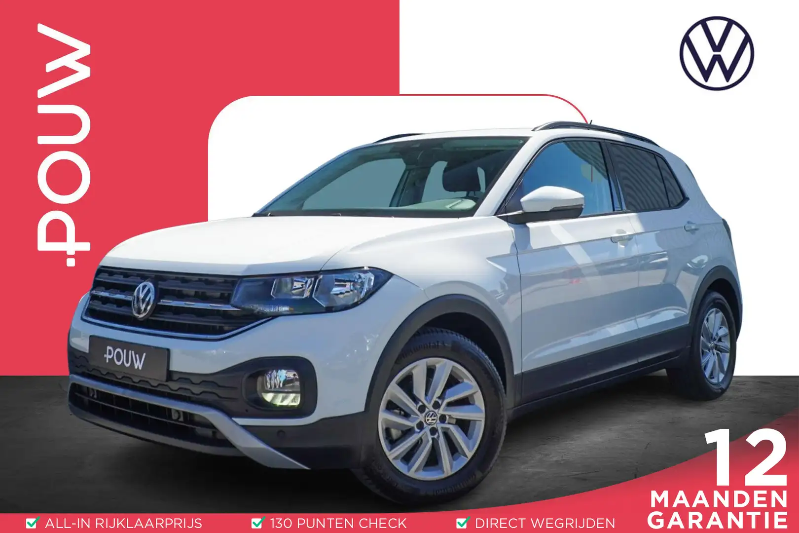Volkswagen T-Cross 1.0 TSI 95pk Life | Trekhaak | Adaptive Cruise Con Wit - 1