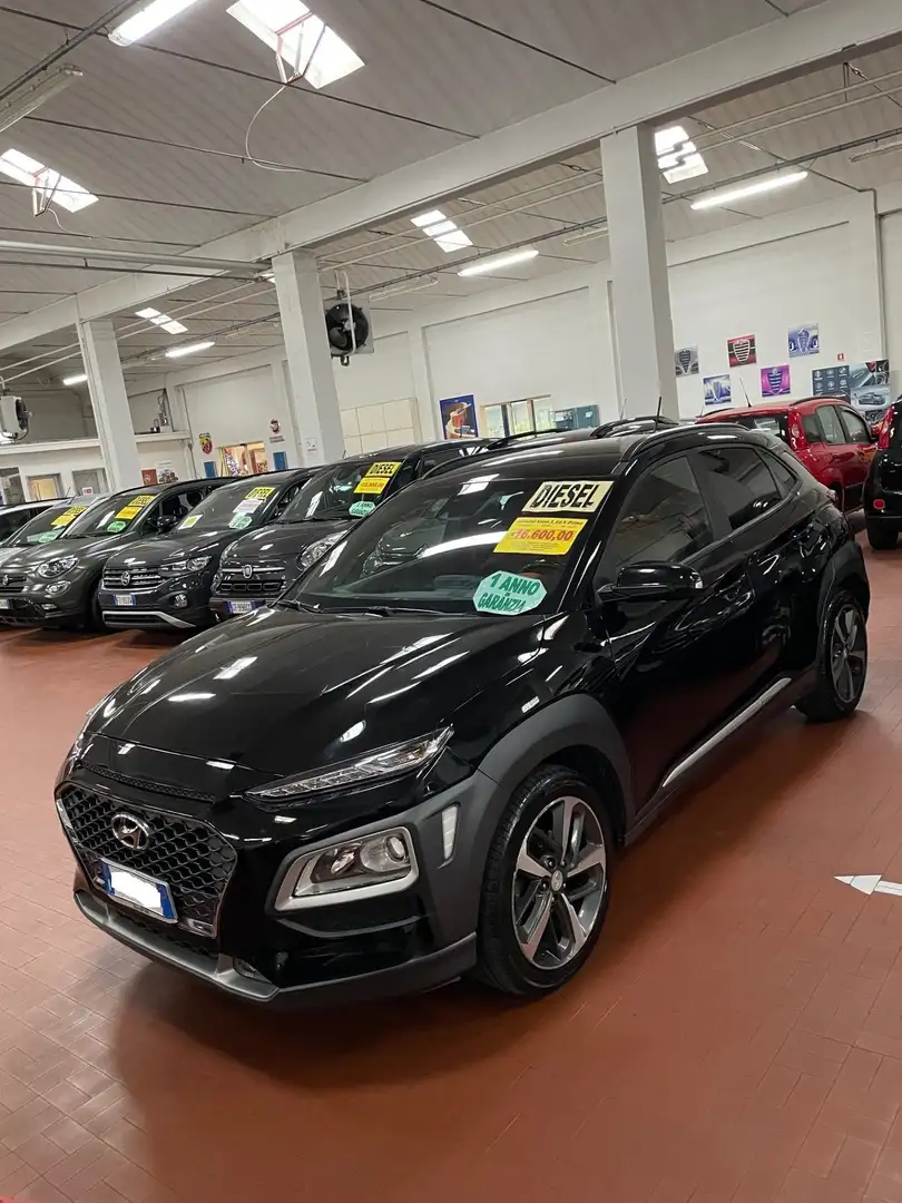 Hyundai KONA 1.6 CRDI 115 CV XPrime - PREZZO PROMO CON FINANZI Nero - 1