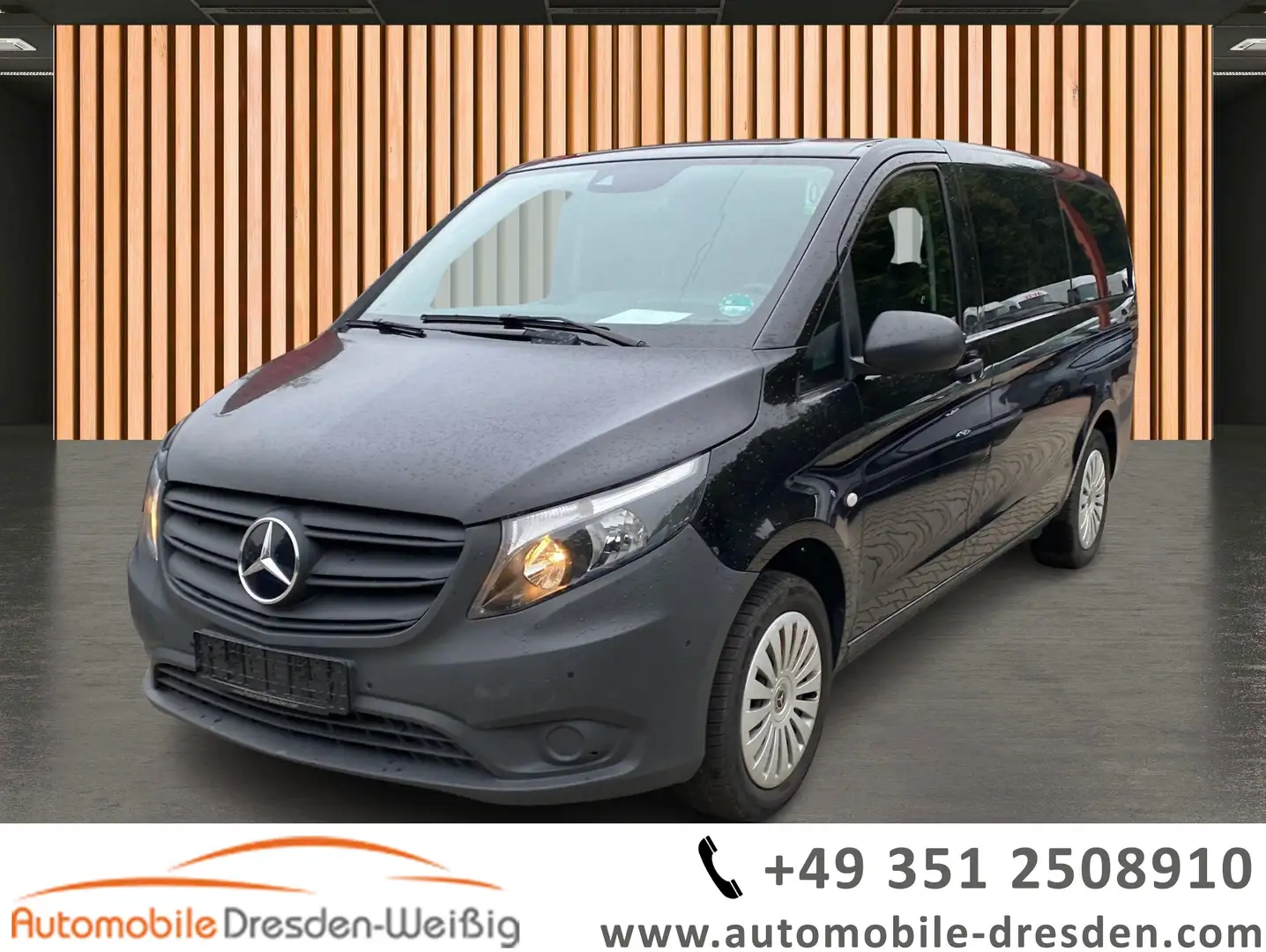 Mercedes-Benz Vito 116 CDI Pro lang Automatik 9 Sitze*DAB Noir - 1