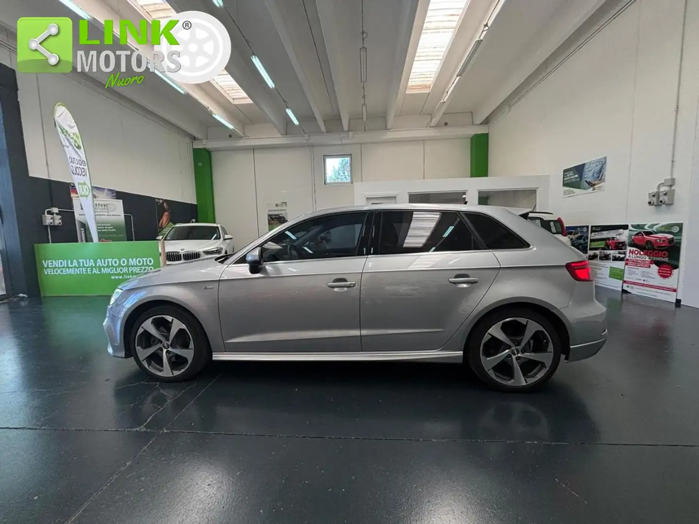 Audi A3 35 SPB TDI S tronic S-LINE  KM CERT. Grigio - 2