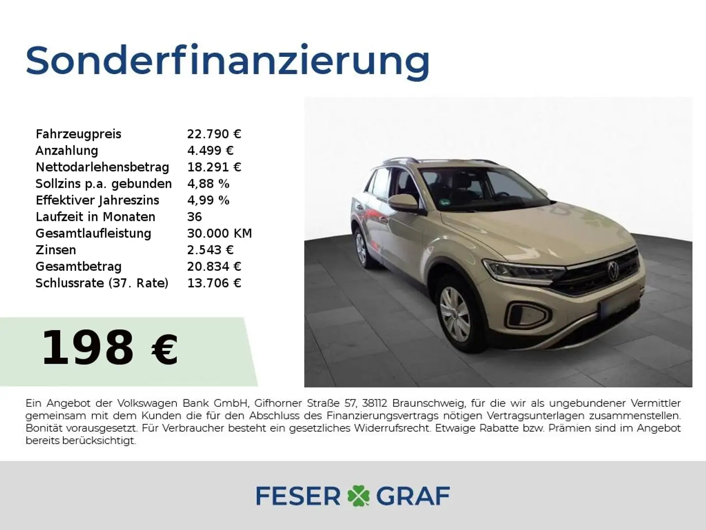 Volkswagen T-Roc Life 1.5TSI 110kW DSG Kamera AHK Grau - 1