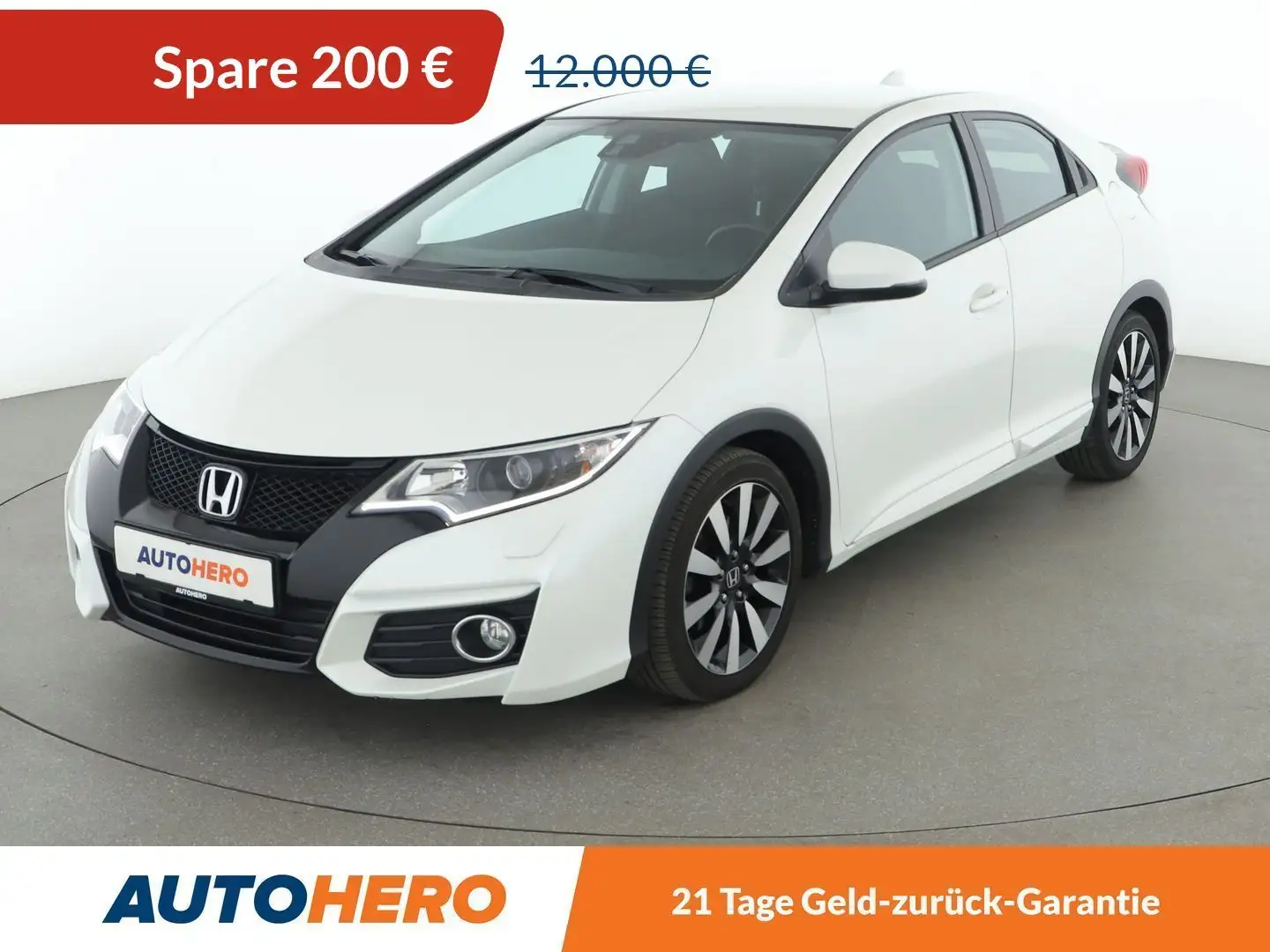 Honda Civic 1.4 Elegance*TEMPO*CAM*SHZ* Weiß - 1