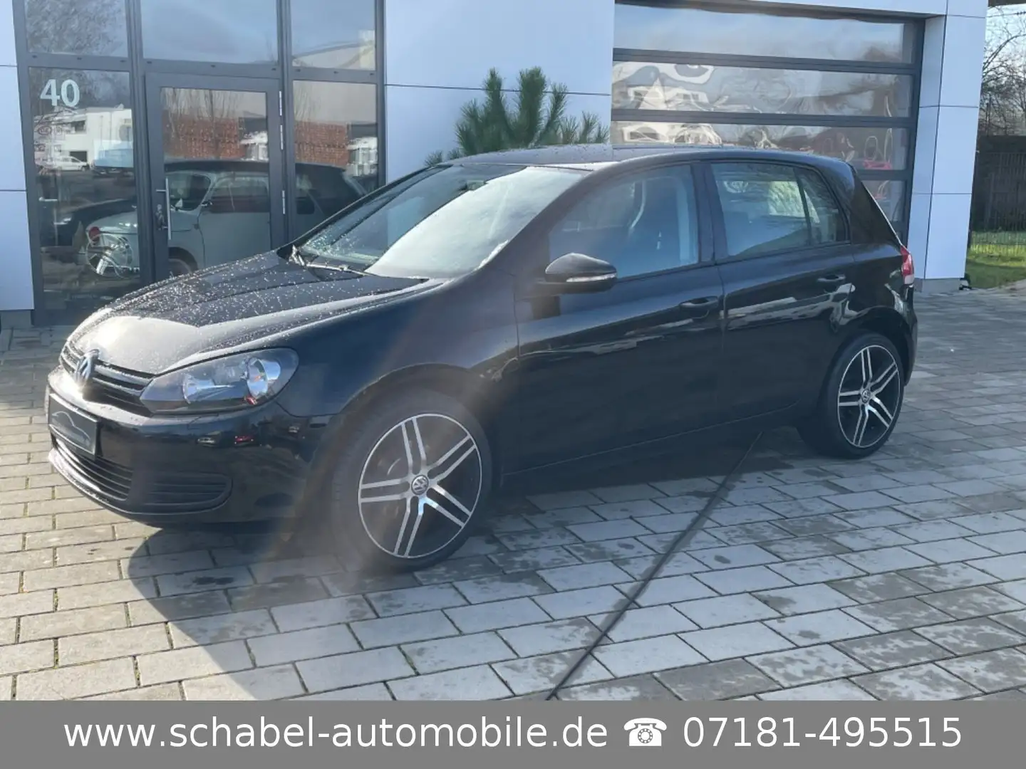 Volkswagen Golf VI Trendline 1.4 Klima PDC Sitzhzg Klimaaut Noir - 1