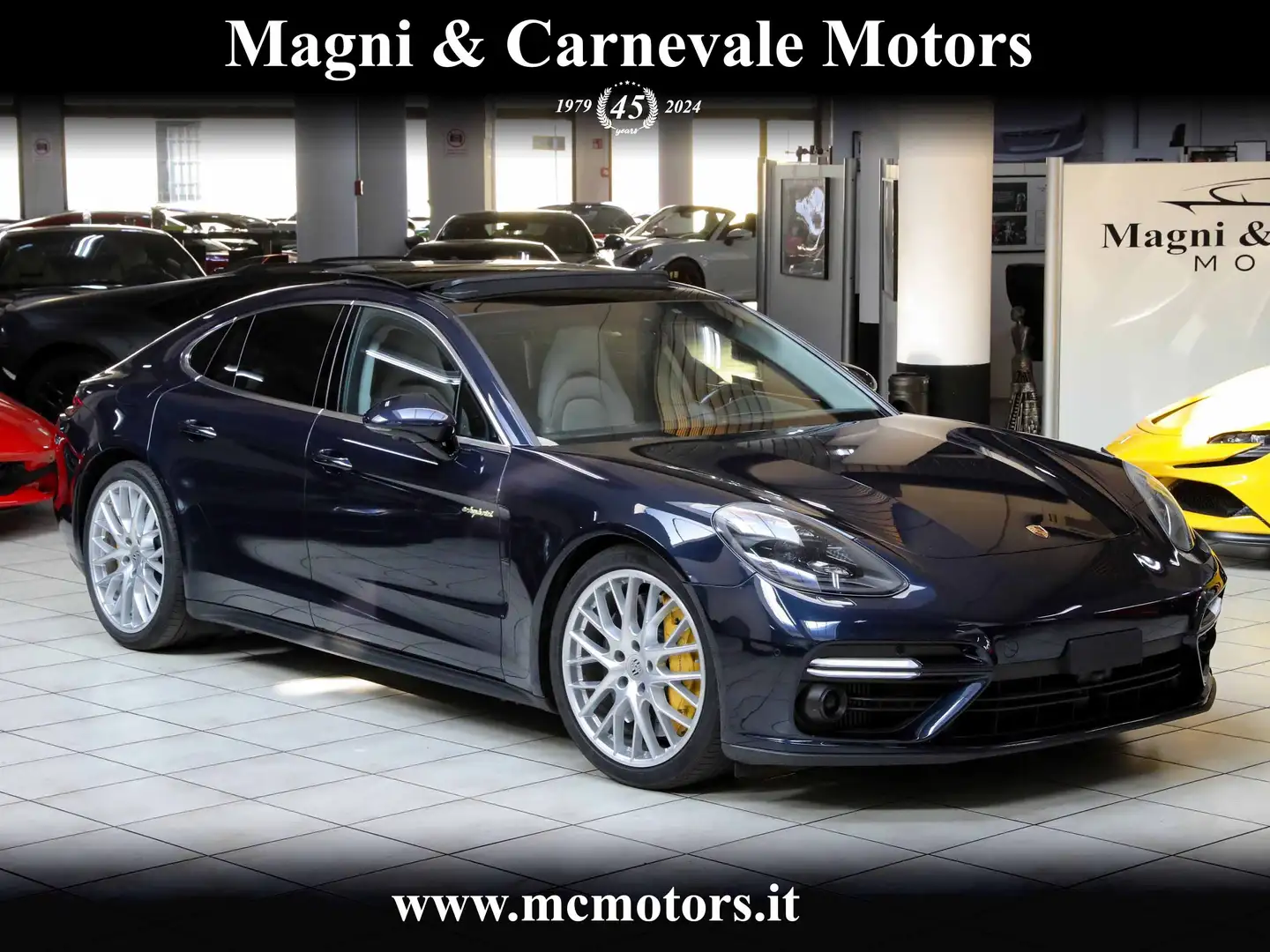 Porsche Panamera TURBO S E-HYBRID|NIGHT VIEW|MONITOR POST|INNODRIVE Blu/Azzurro - 1
