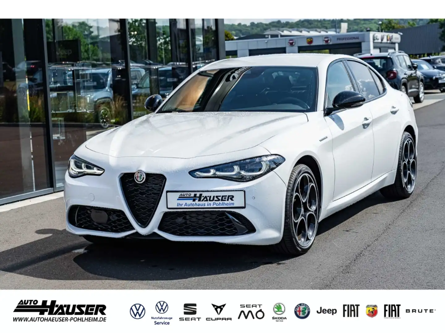Alfa Romeo Giulia Veloce 2.0 Turbo AT8 Q4 HARMAN KARDON MEMORY NAVI Alb - 1