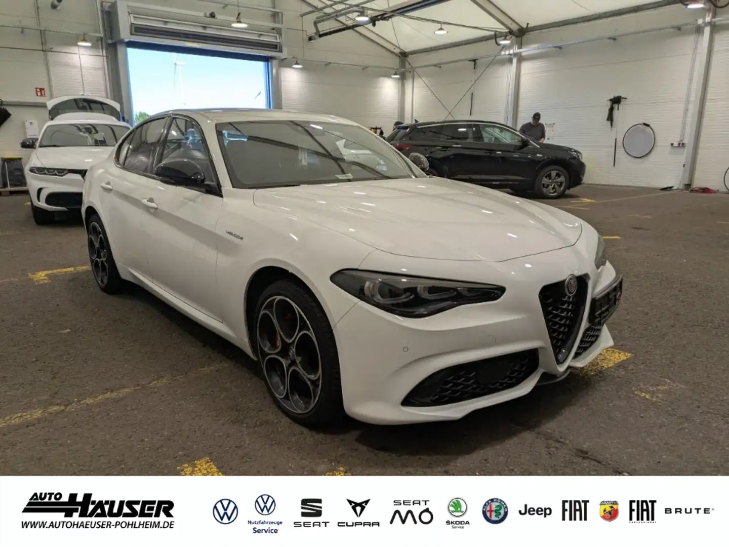 Alfa Romeo Giulia Veloce 2.0 Turbo Q4 HARMAN KARDON MEMORY NAVI KAME Weiß - 2