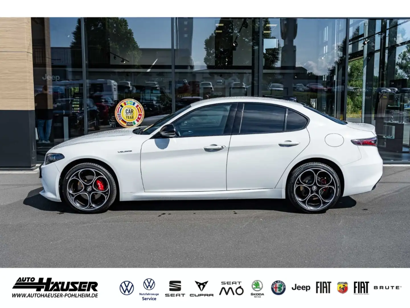 Alfa Romeo Giulia Veloce 2.0 Turbo AT8 Q4 HARMAN KARDON MEMORY NAVI Alb - 2