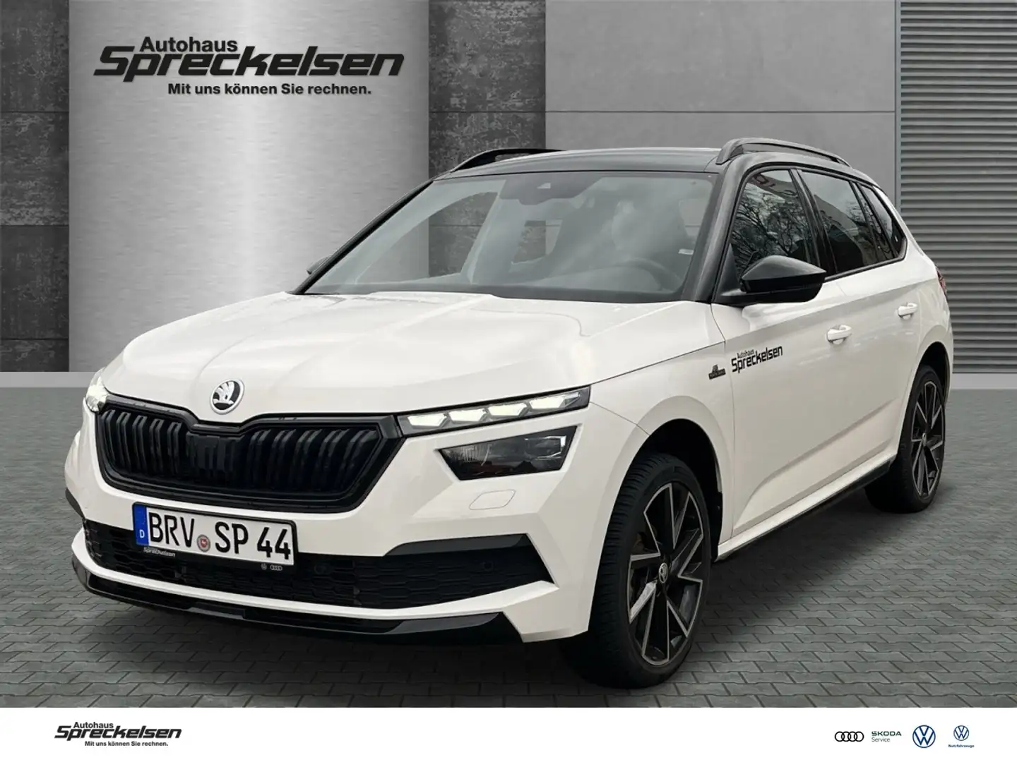 Skoda Kamiq 1.5 TSI+Monte Carlo++Automatik++ Klima Navi Weiß - 1