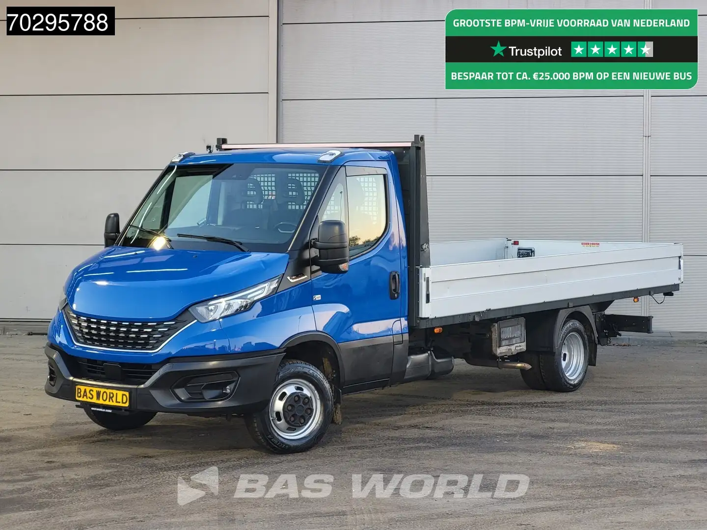Iveco Daily 35C18 3.0L Automaat Dubbellucht Open Laadbak 180PK Bleu - 1