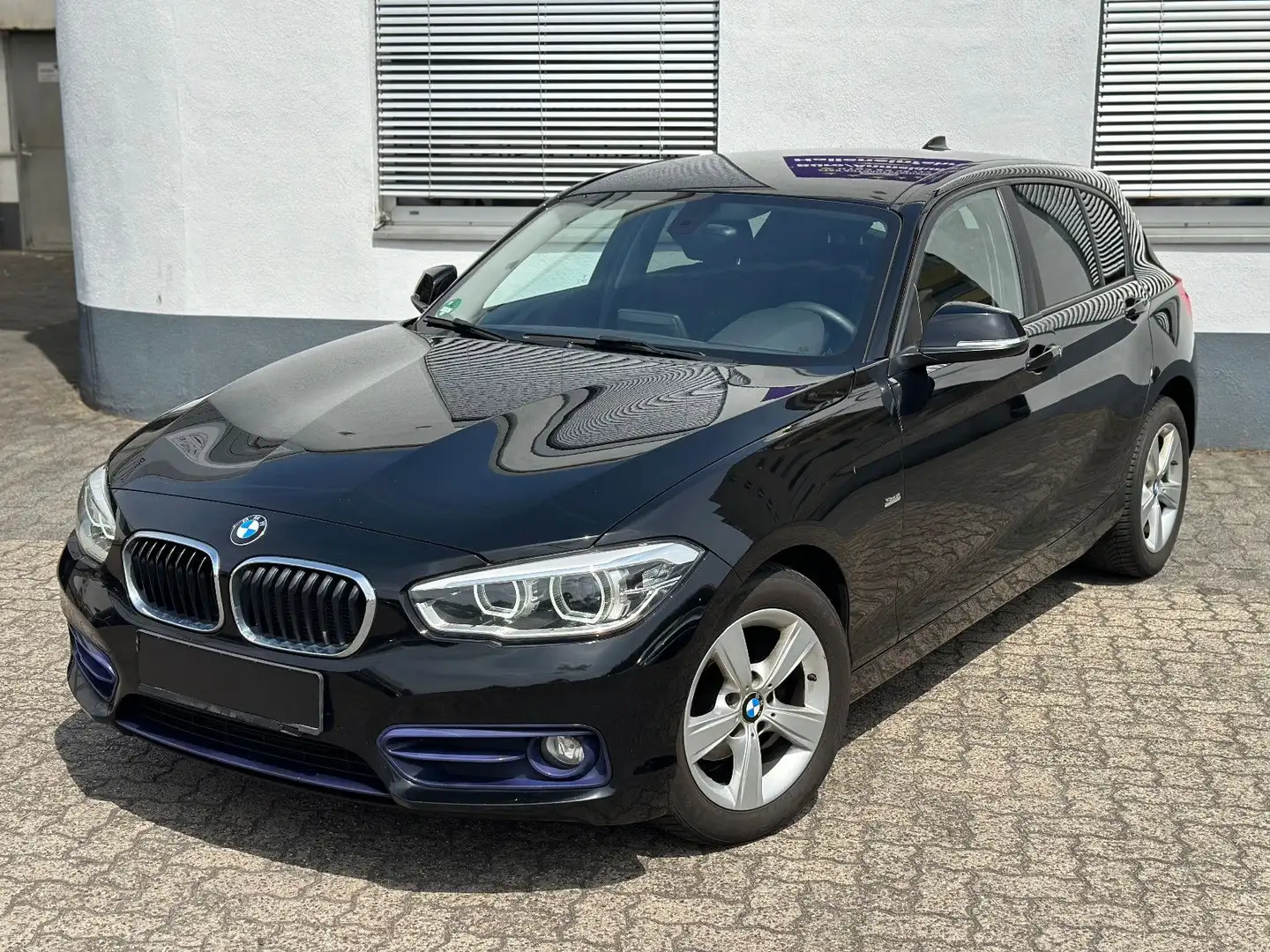 BMW 118 i Sport Line * M Sport / ED / Klimatronic * Zwart - 2
