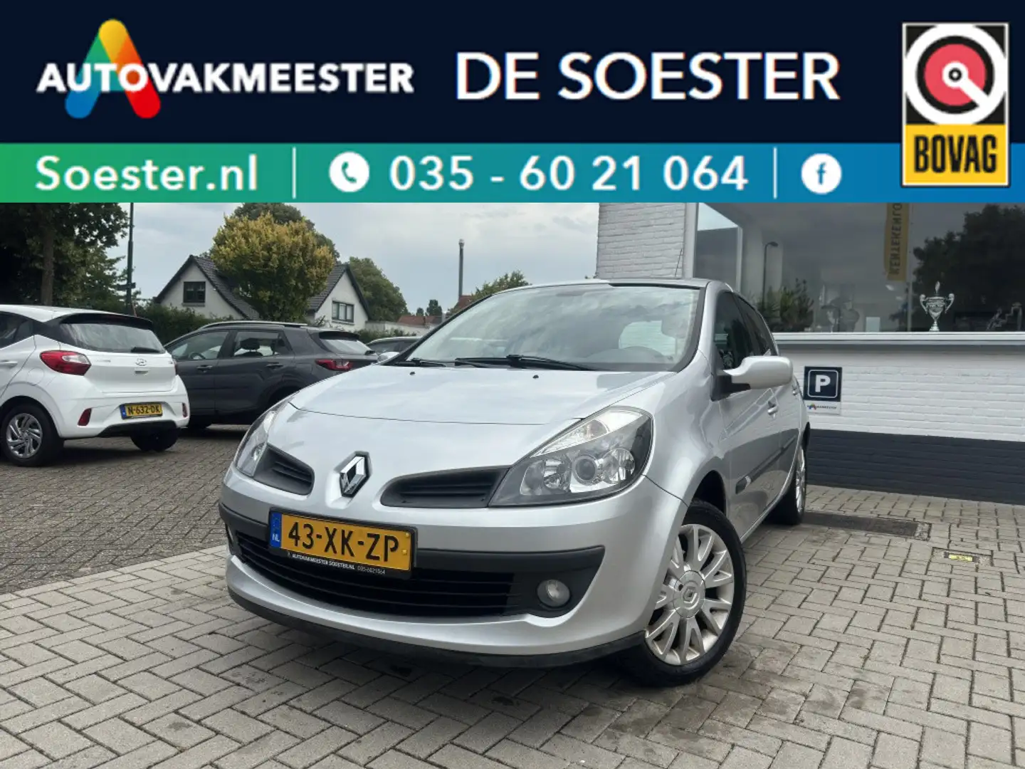 Renault Clio 1.6|DYNAMIQUE S|EERSTE EIGENAAR|NIEUW APK|SLECHTS Grau - 1