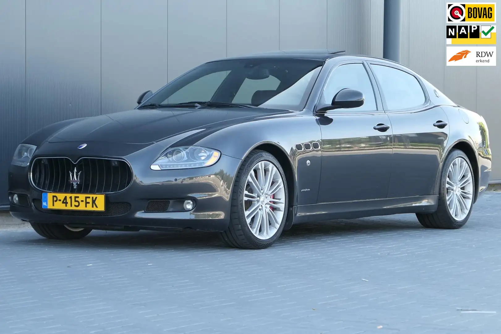 Maserati Quattroporte 4.7 S Executive GTS 440pk V8 Navi ZF Schuifdak Col Gris - 1