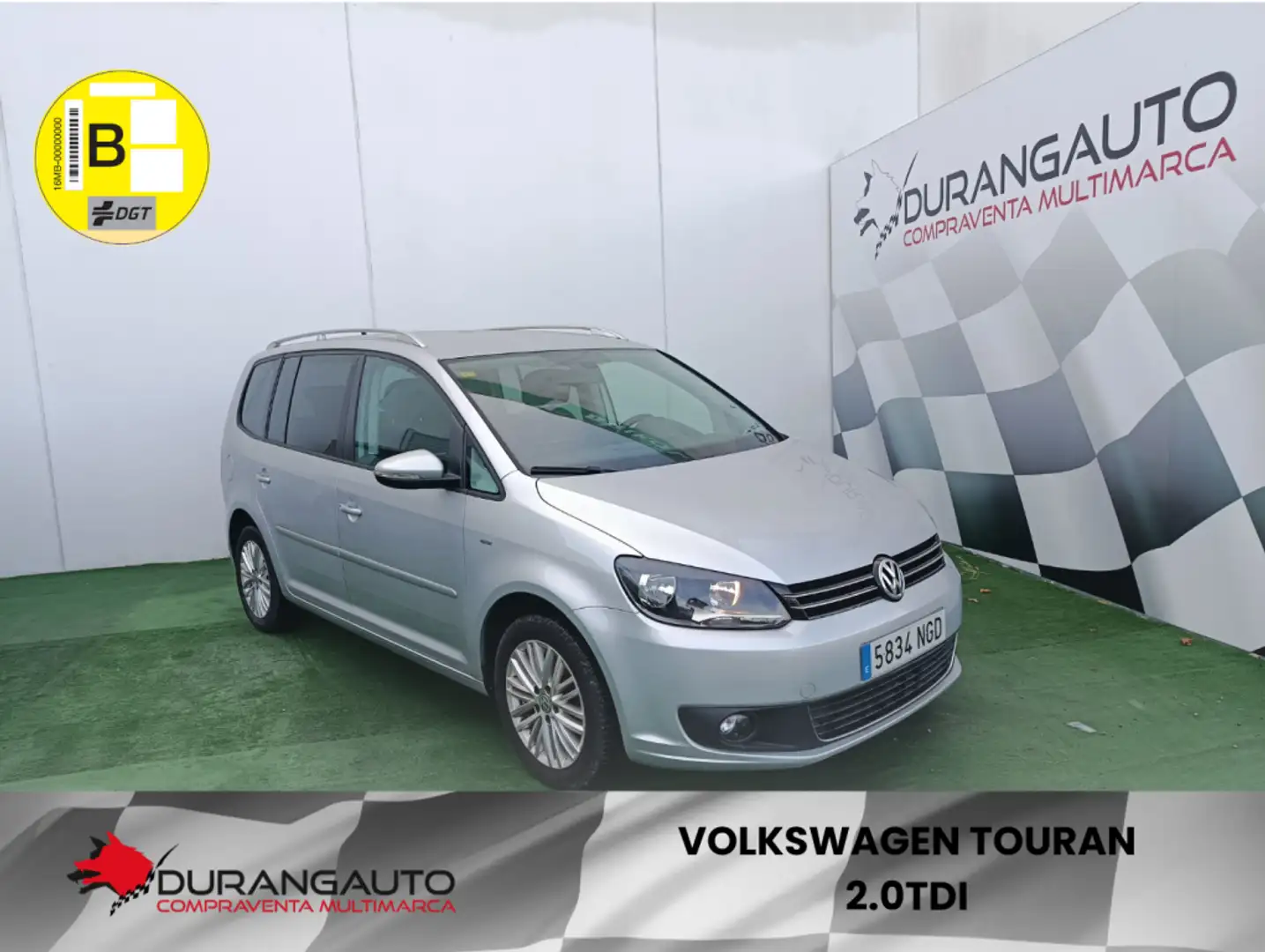 Volkswagen Touran 2.0TDI Advance BMT Gris - 1