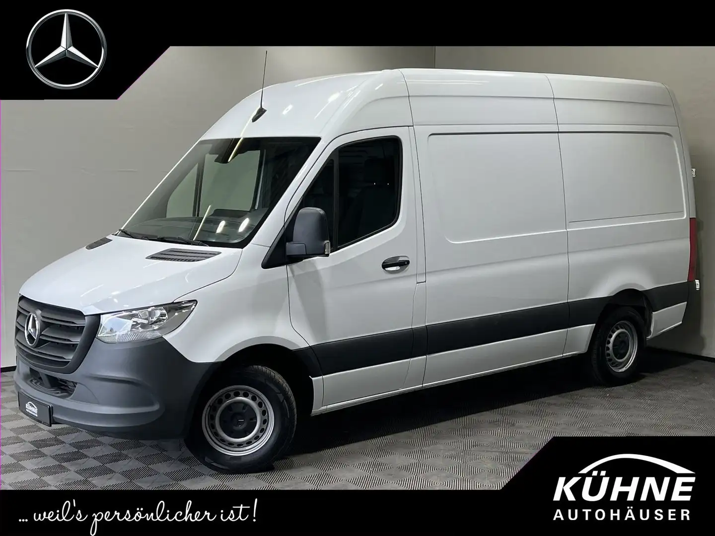 Mercedes-Benz Sprinter 317 CDI MBUX+StandHeiz+24 M JungeSterne Weiß - 1