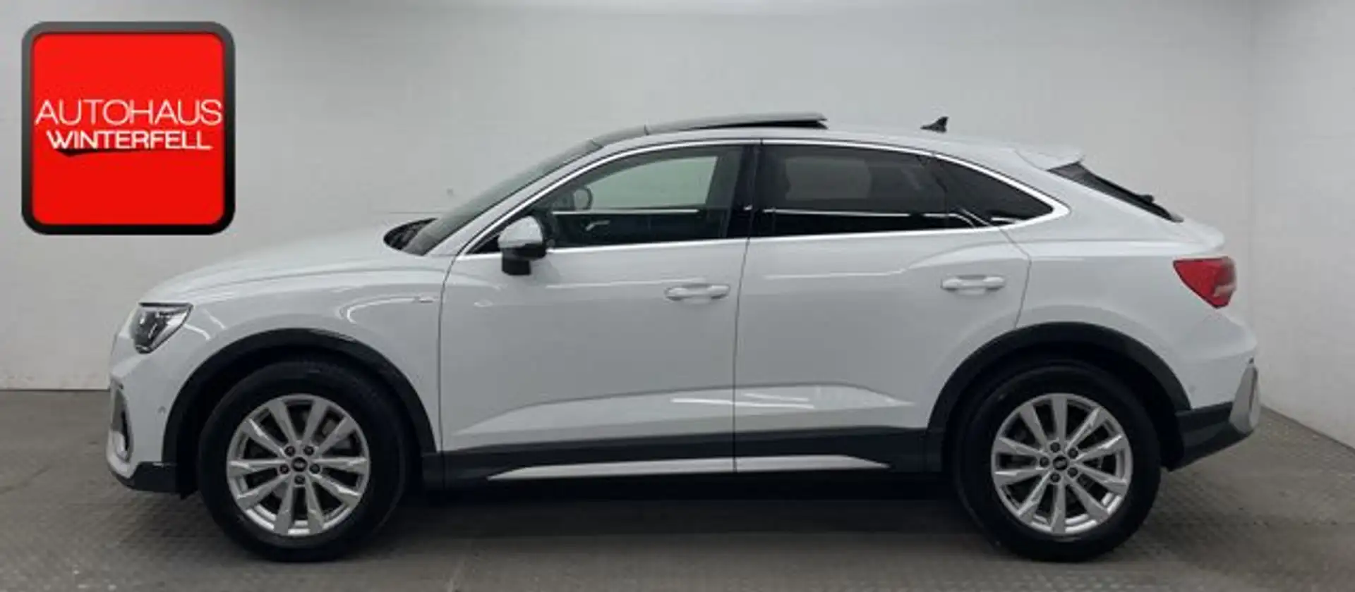 Audi Q3 40 TDI Sportback Qu S line PANO+360+B&O+LED+ Weiß - 2