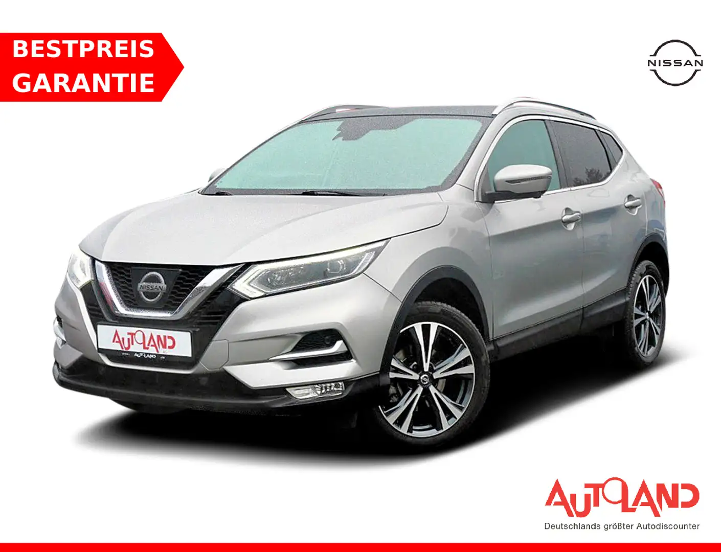 Nissan Qashqai 1.2 DIG-T FL LED Navi 360° Panodach DAB Zilver - 1