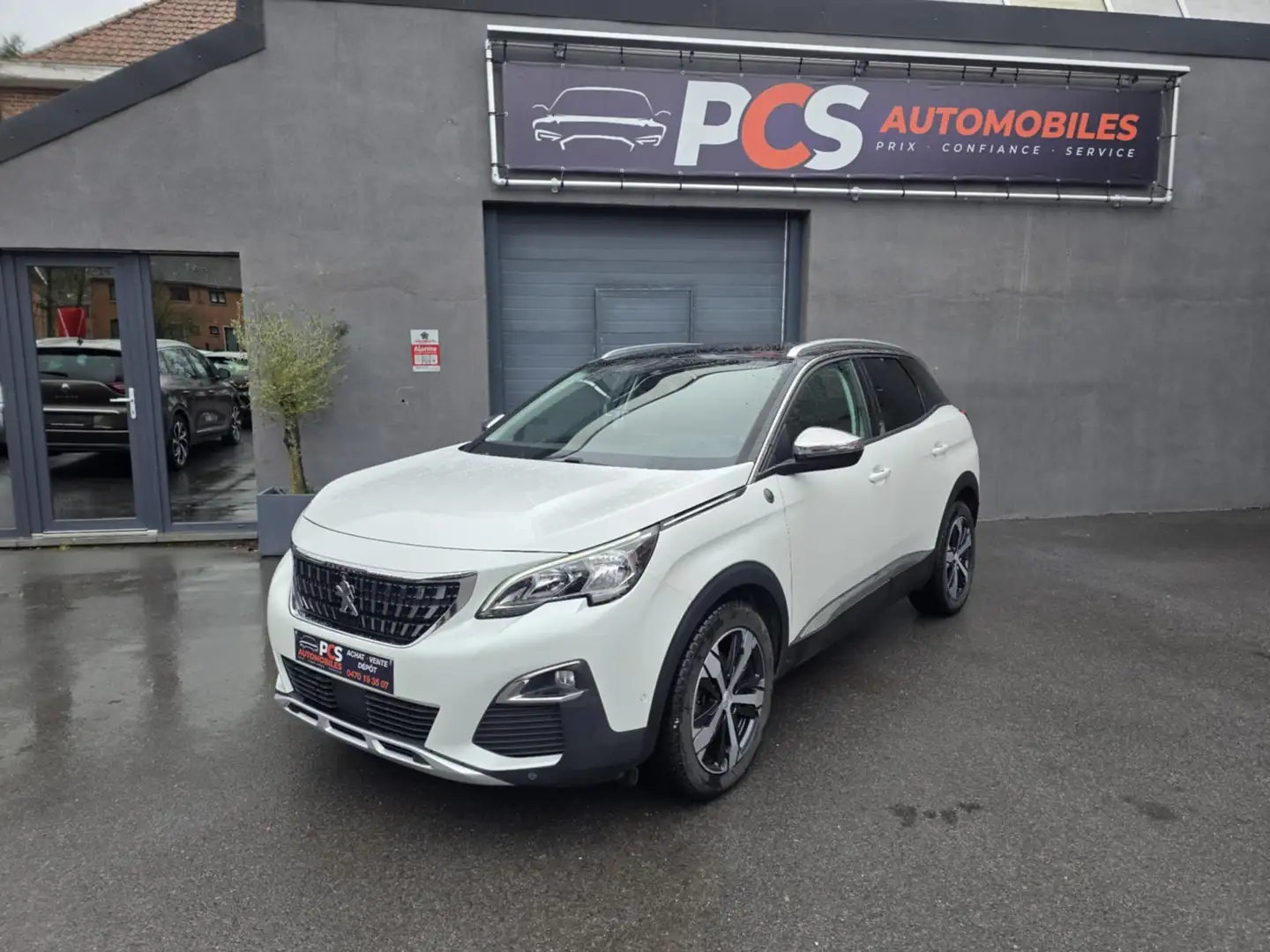 Peugeot 3008 1.6 HDi Crossway*GPS*CAMERA*SIEGES CUIRS-ALCANTARA Blanc - 2