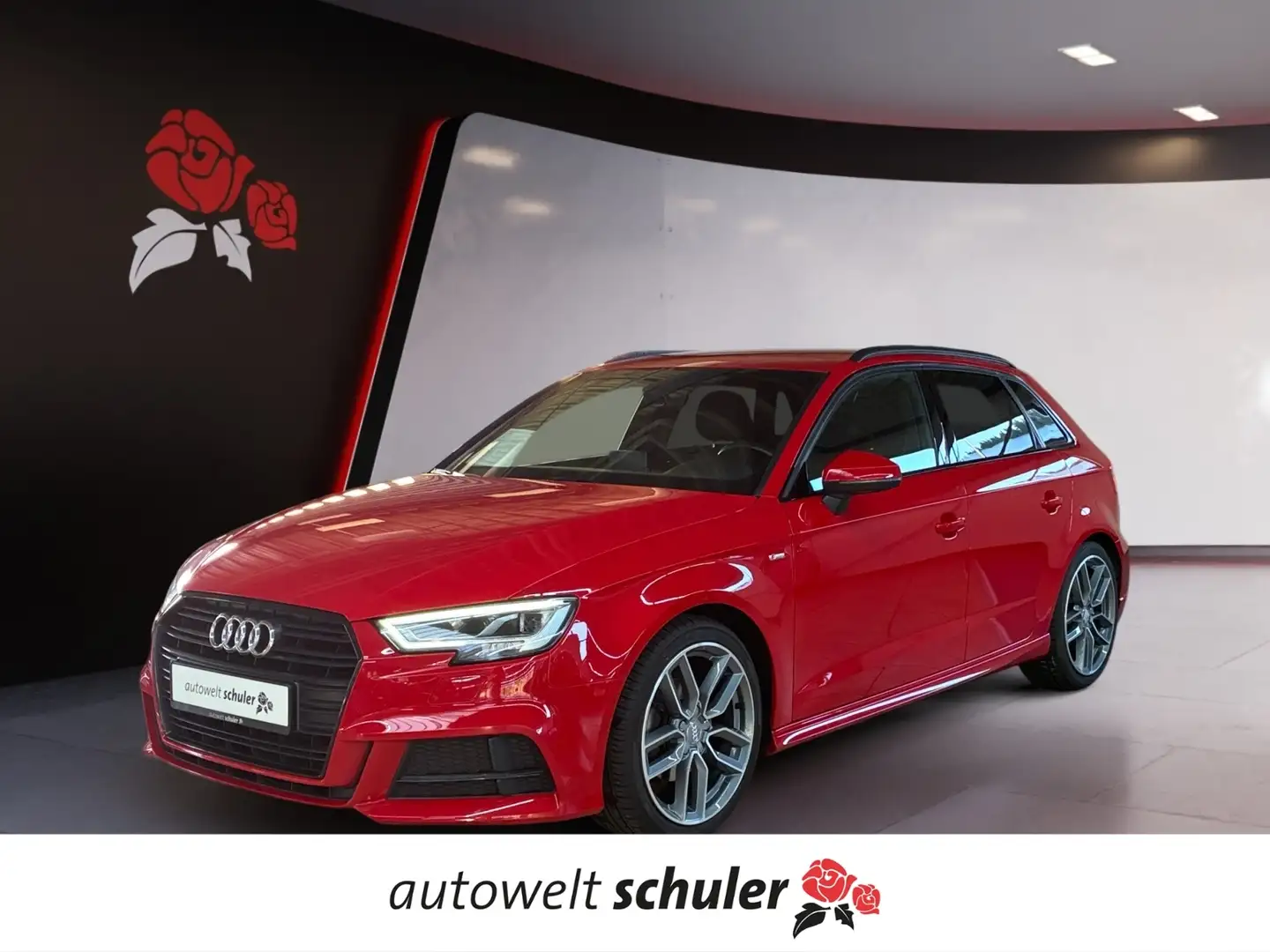Audi A3 Sportback 1.5 TFSI S-tronic S-Line sport AHK LED Roşu - 1