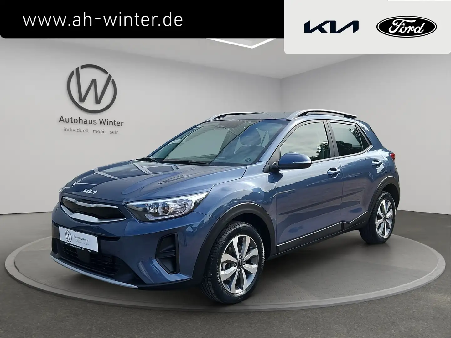 Kia Stonic 1.0T Vision Klimaaut Navi SHZ Kamera Blau - 1