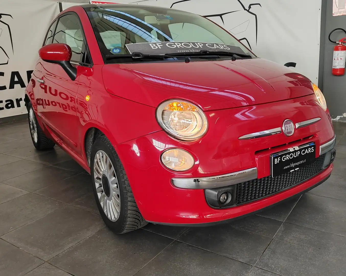 Fiat 500 500 1.2  69cv*interni in pelle* Rosso - 2