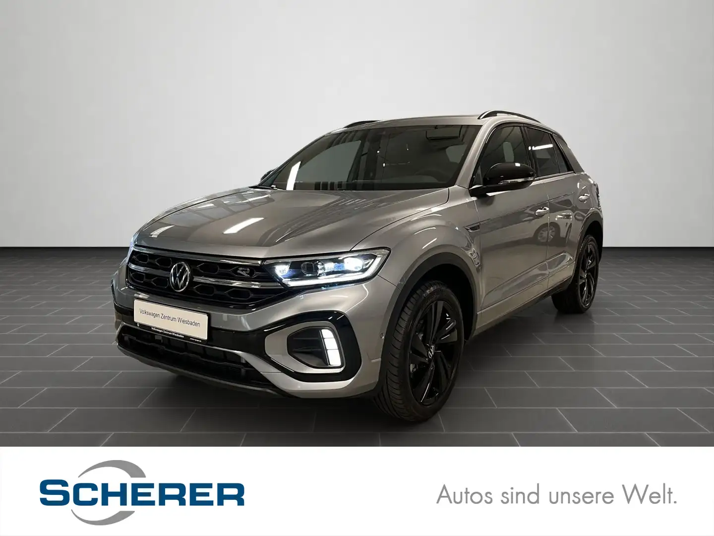 Volkswagen T-Roc T-ROC 1.5 TSI DSG R-Line, APP, Sitzh., BlackStyl Silber - 1
