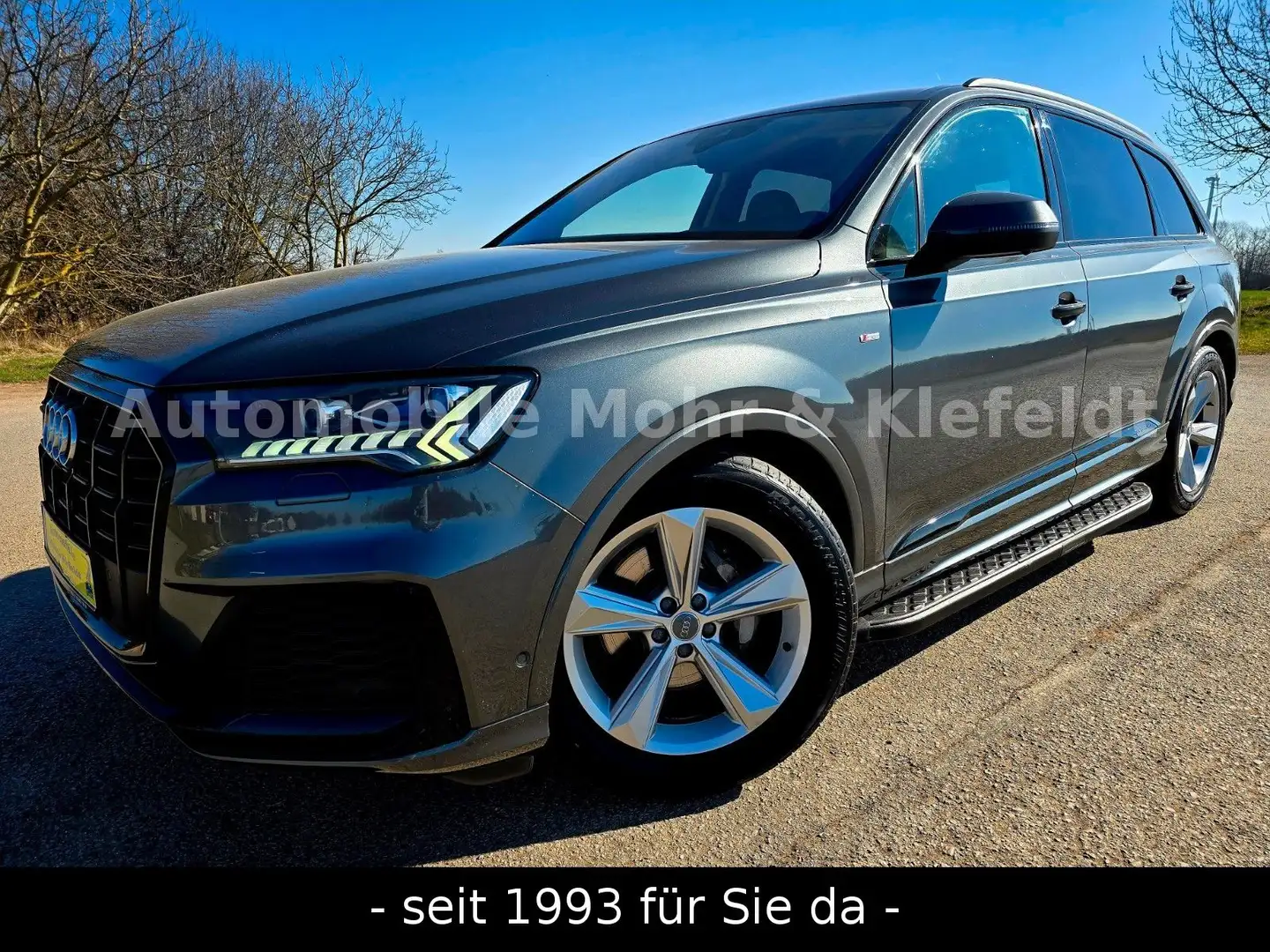 Audi Q7 45 TDI quattro S line*LASER*ALLRADLENKUNG*360 Gris - 1