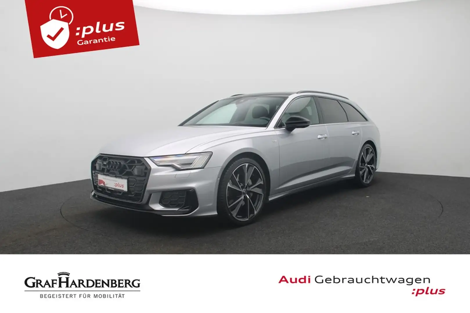 Audi A6 Avant 50 TDI quattro S line LED Navi Pano HuD Argent - 1
