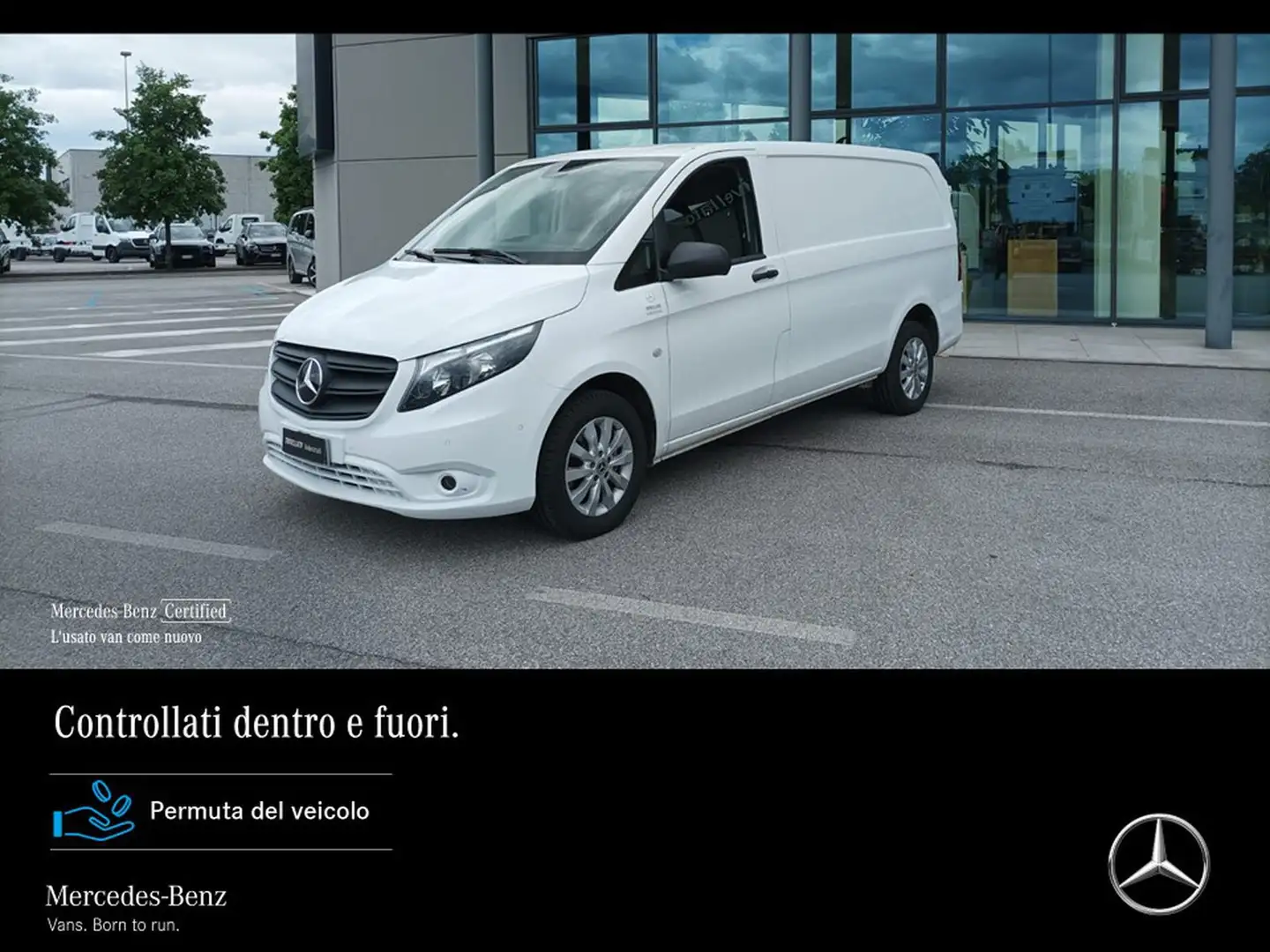 Mercedes-Benz Vito 114 cdi long pro auto my20 Blanc - 1